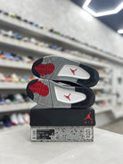Jordan 4 Retro Black Canvas Sz 5.5y (PREOWNED) - Restock AveJordan 4 Retro Black Canvas Sz 5.5y (PREOWNED)Restock AveRestock Ave5.5yRestock Ave