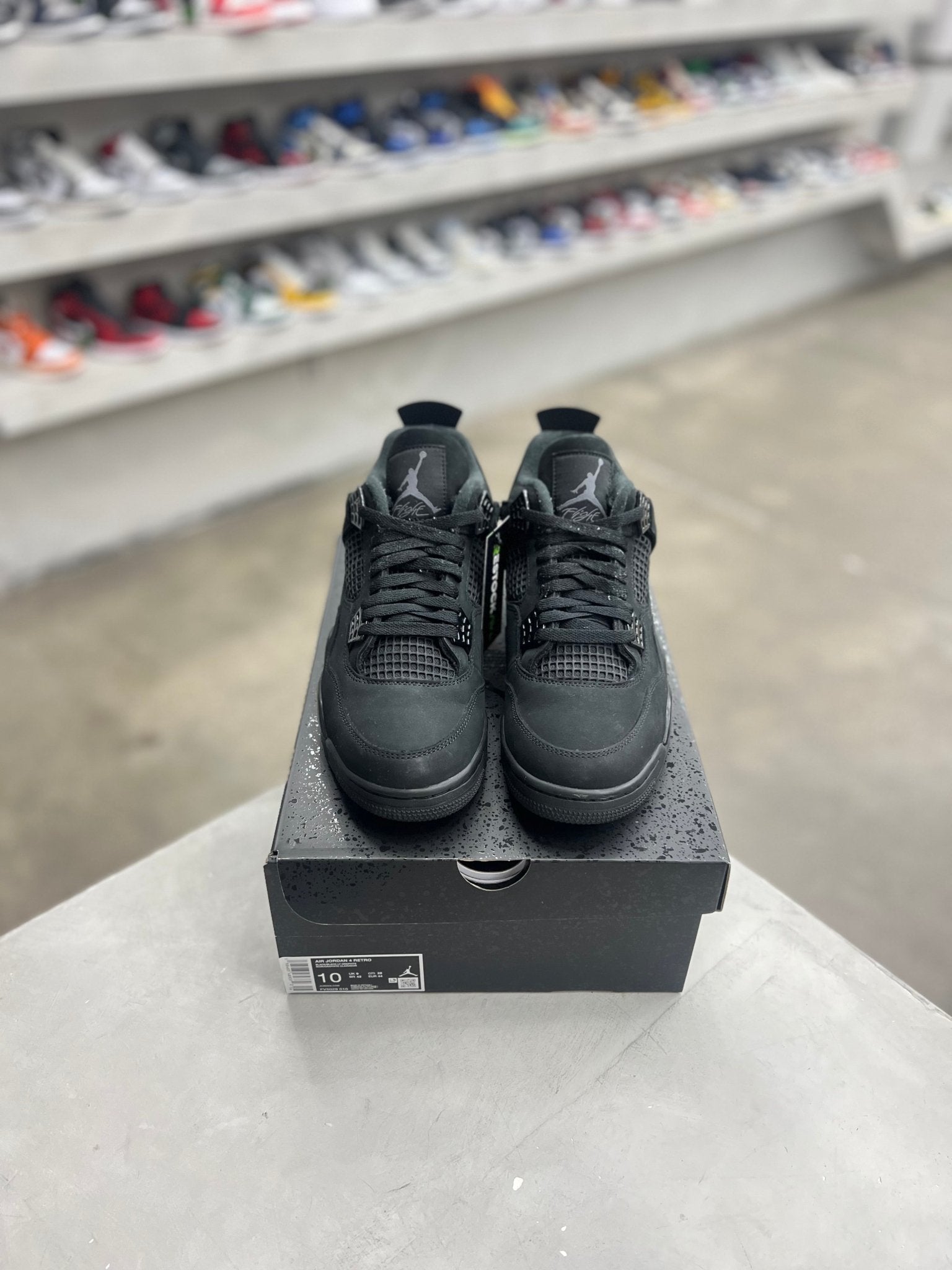 Jordan 4 Retro Black Cat Sz 10 (PREOWNED) - Restock AveJordan 4 Retro Black Cat Sz 10 (PREOWNED)Restock AveRestock Ave10Restock Ave