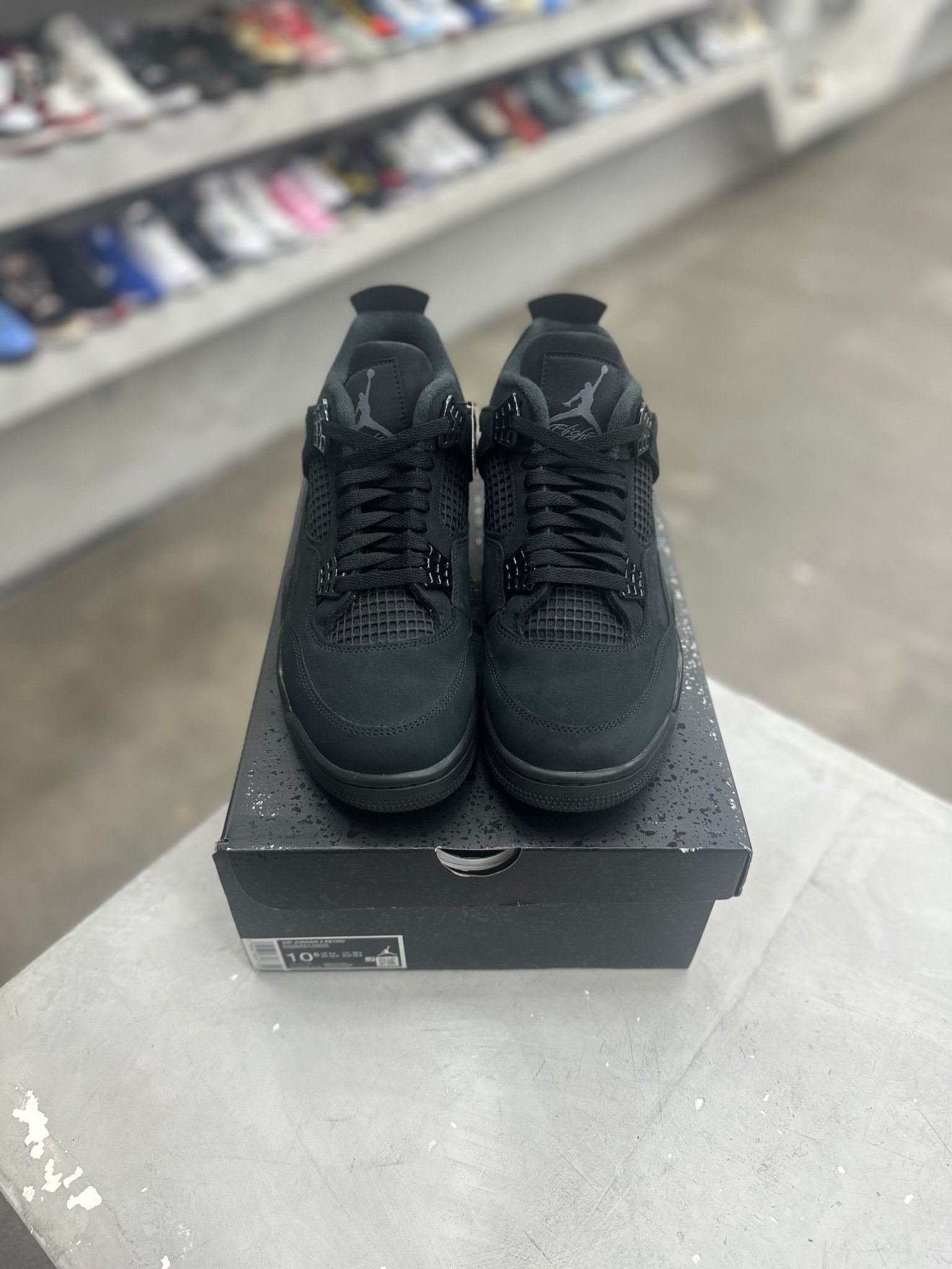 Jordan 4 Retro Black Cat Sz 10.5 (PREOWNED) - Restock AveJordan 4 Retro Black Cat Sz 10.5 (PREOWNED)Restock AveRestock Ave10.5Restock Ave