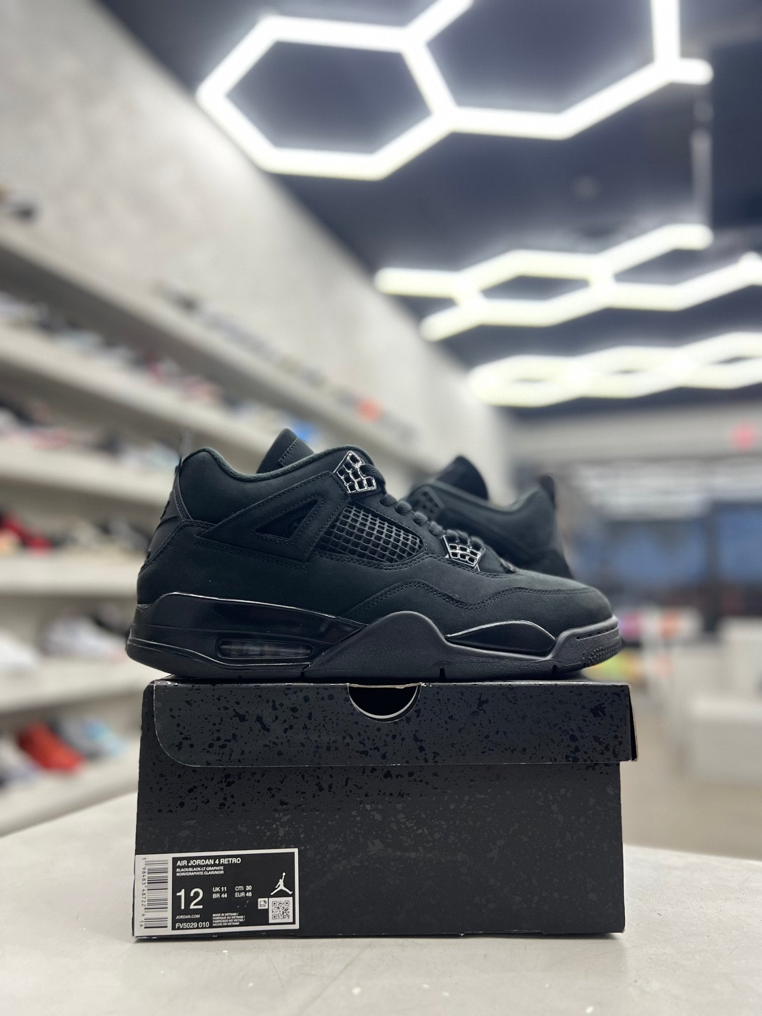 Jordan 4 Retro Black Cat Sz 12 (PREOWNED) - Restock AveJordan 4 Retro Black Cat Sz 12 (PREOWNED)Restock AveRestock Ave12Restock Ave