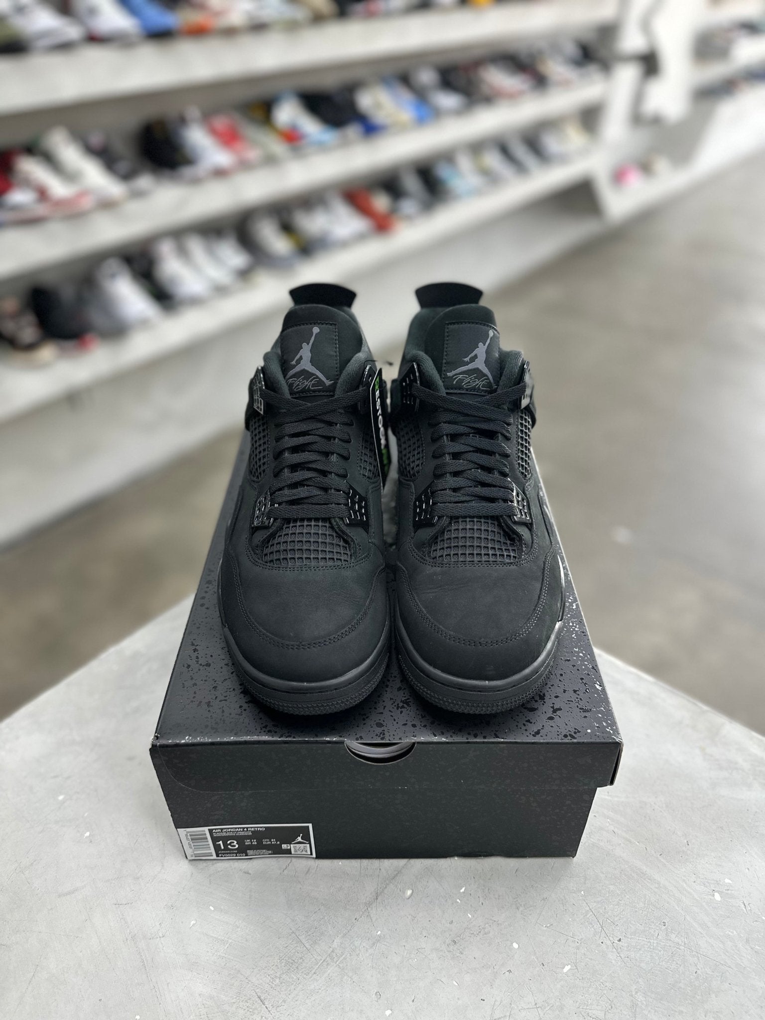 Jordan 4 Retro Black Cat Sz 13 (PREOWNED) - Restock AveJordan 4 Retro Black Cat Sz 13 (PREOWNED)Restock AveRestock Ave13Restock Ave