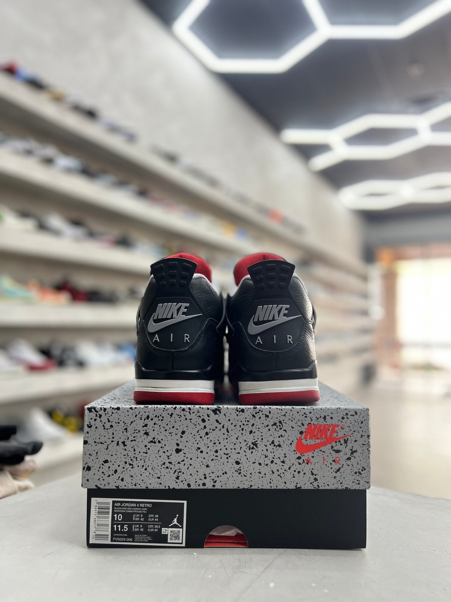 Jordan 4 Retro Bred Reimagined Sz 10 (PREOWNED) - Restock AveJordan 4 Retro Bred Reimagined Sz 10 (PREOWNED)Restock AveRestock Ave1063621235Restock Ave