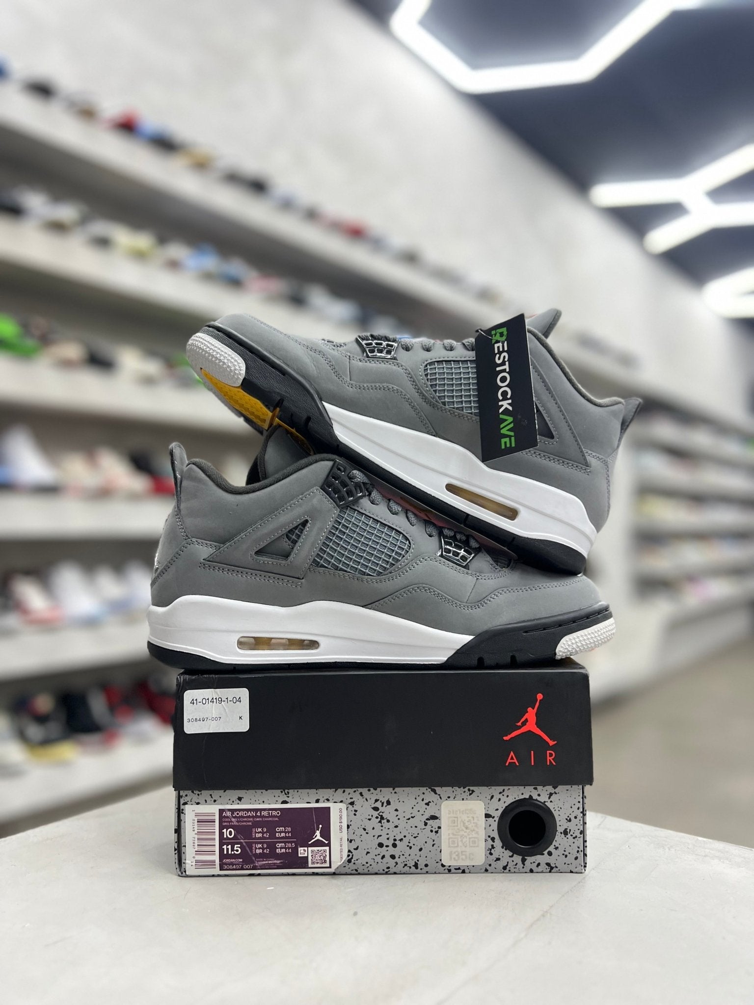 Jordan 4 Retro Cool Grey Sz 10 (PREOWNED) - Restock AveJordan 4 Retro Cool Grey Sz 10 (PREOWNED)Restock AveRestock Ave10Restock Ave