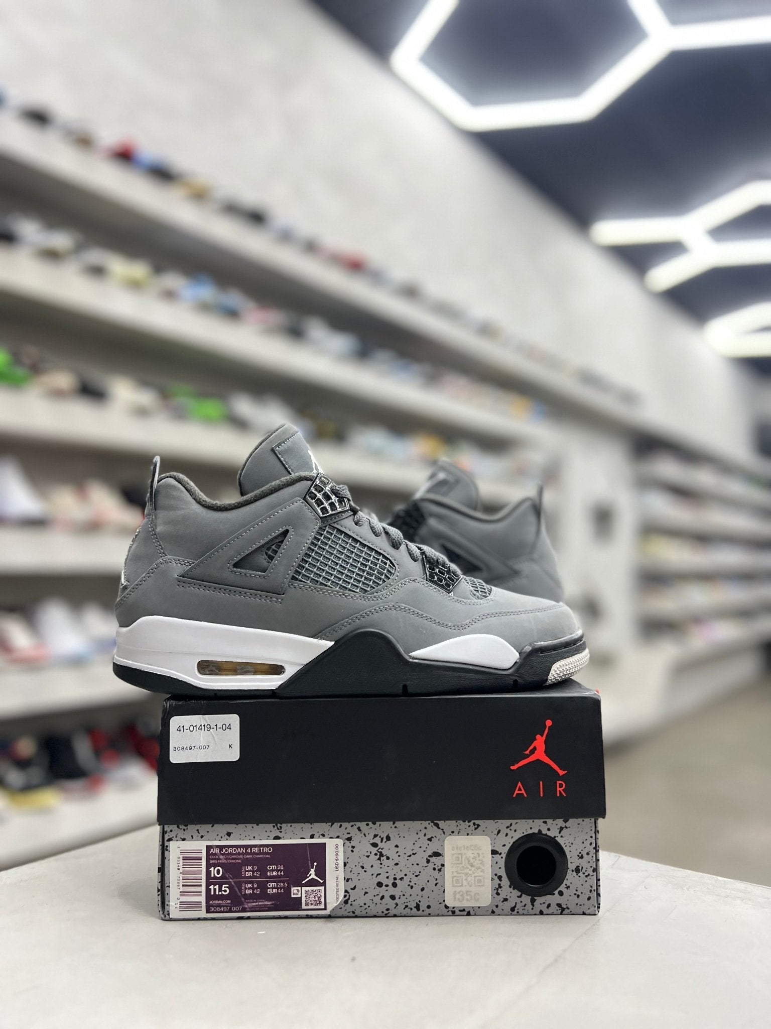Jordan 4 Retro Cool Grey Sz 10 (PREOWNED) – Restock Ave