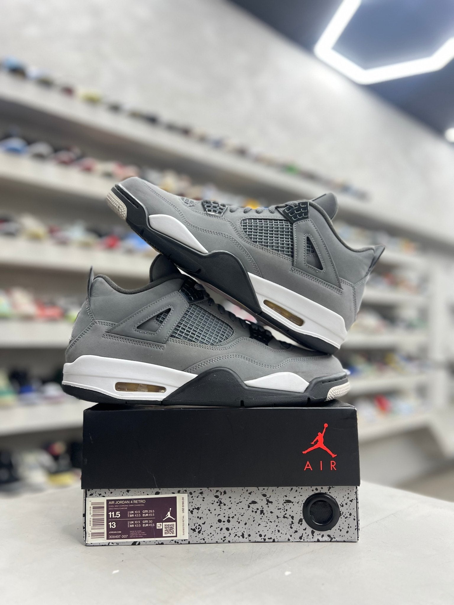 Jordan 4 Retro Cool Grey Sz 11.5 (PREOWNED) - Restock AveJordan 4 Retro Cool Grey Sz 11.5 (PREOWNED)Restock AveRestock Ave11.584537715Restock Ave