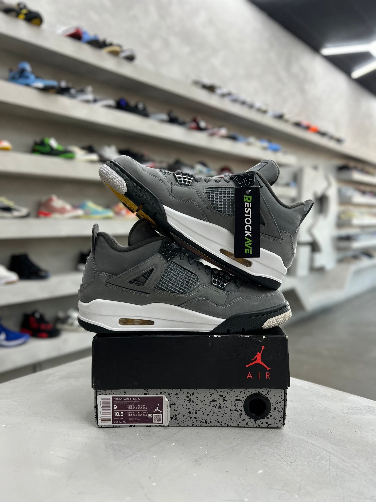Jordan 4 Retro Cool Grey Sz 9 (PREOWNED) - Restock AveJordan 4 Retro Cool Grey Sz 9 (PREOWNED)Restock AveRestock Ave9Restock Ave