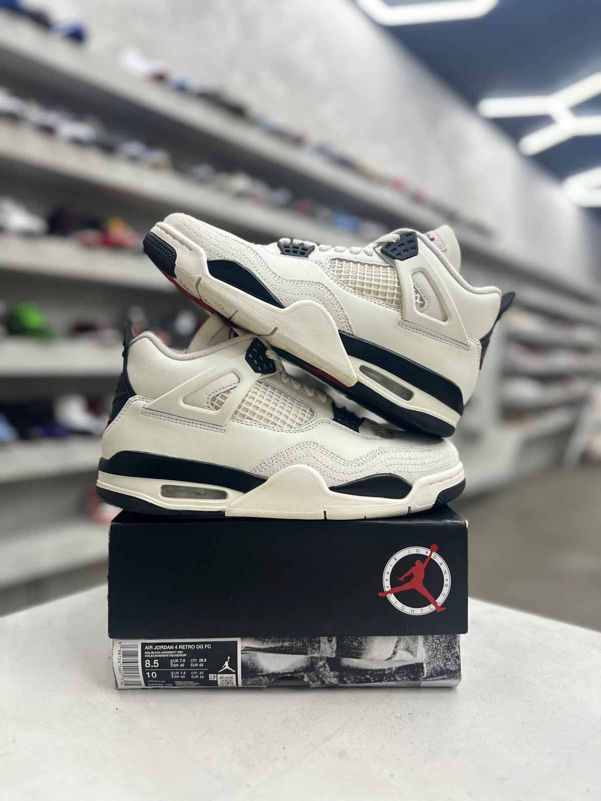Jordan 4 Retro Flight Club Sz 8.5 (PREOWNED) - Restock AveJordan 4 Retro Flight Club Sz 8.5 (PREOWNED)Restock AveRestock Ave8.537221235Restock Ave