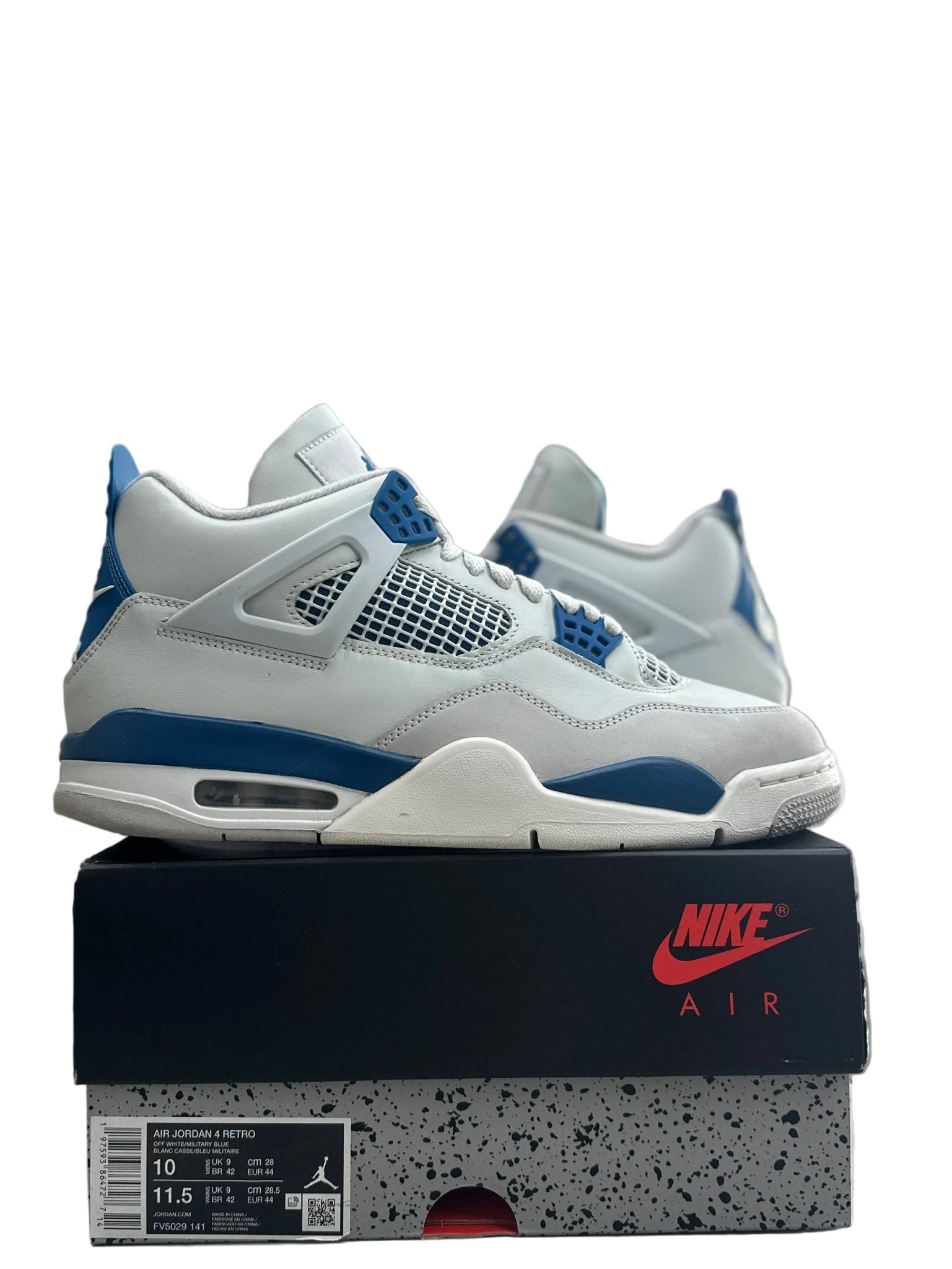 Jordan 4 Retro Military Blue Sz 10 (PREOWNED) - Restock AveJordan 4 Retro Military Blue Sz 10 (PREOWNED)Restock AveRestock Ave10Restock Ave