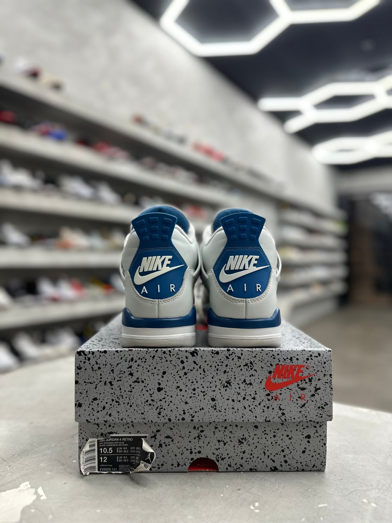 Jordan 4 Retro Military Blue Sz 10.5 (PREOWNED) - Restock AveJordan 4 Retro Military Blue Sz 10.5 (PREOWNED)Restock AveRestock Ave10.5Restock Ave