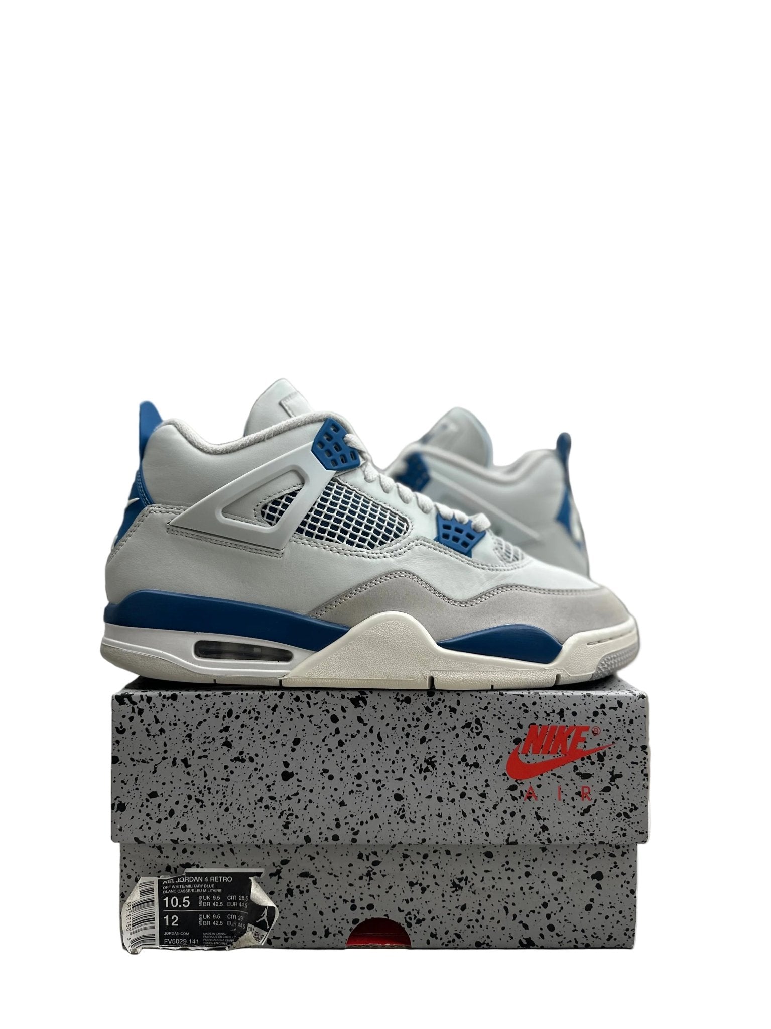 Jordan 4 Retro Military Blue Sz 10.5 (PREOWNED) - Restock AveJordan 4 Retro Military Blue Sz 10.5 (PREOWNED)Restock AveRestock Ave10.5Restock Ave