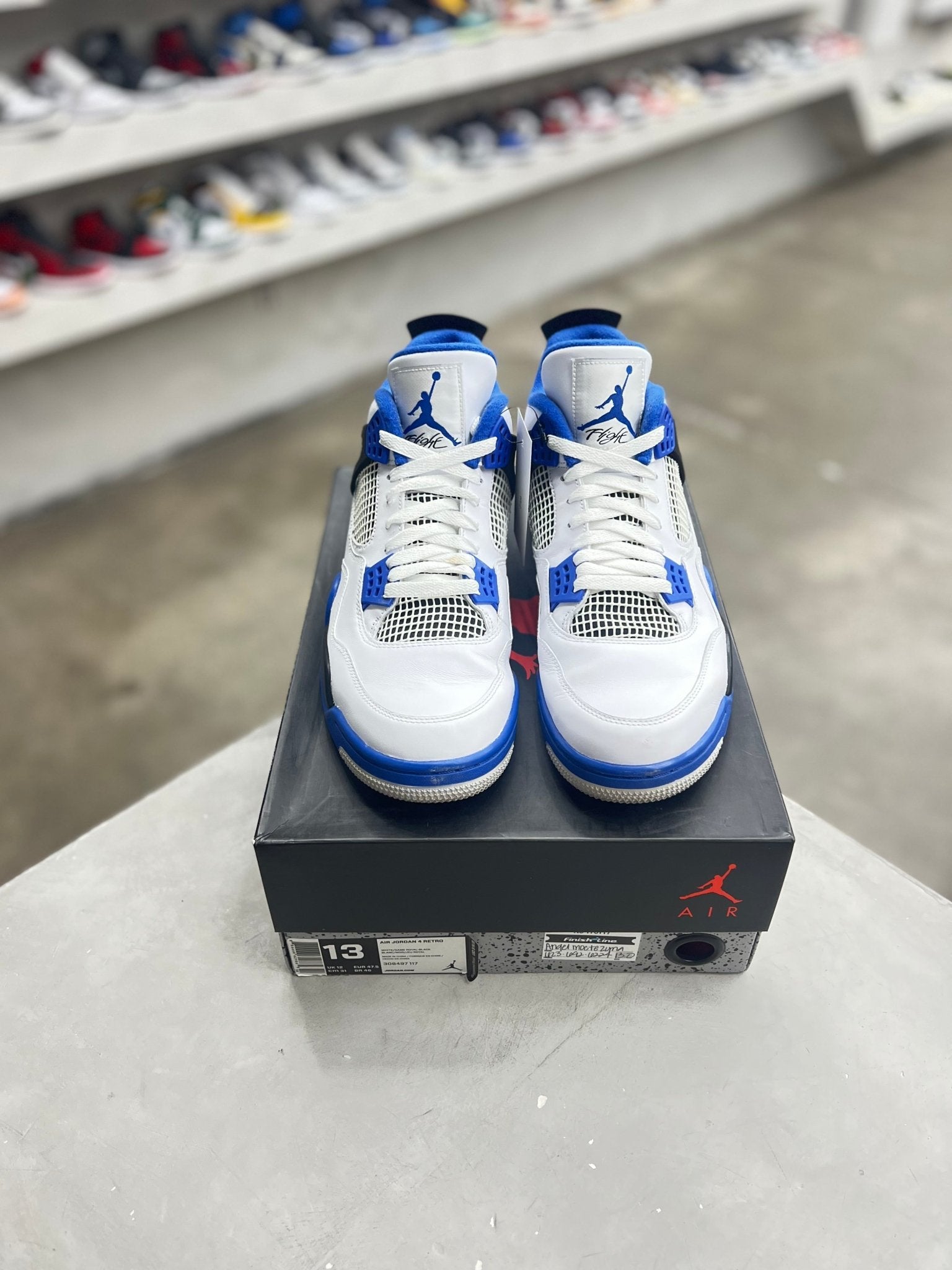 Jordan 4 Retro Motorsports Sz 13 (PREOWNED) - Restock AveJordan 4 Retro Motorsports Sz 13 (PREOWNED)Restock AveRestock Ave13Restock Ave
