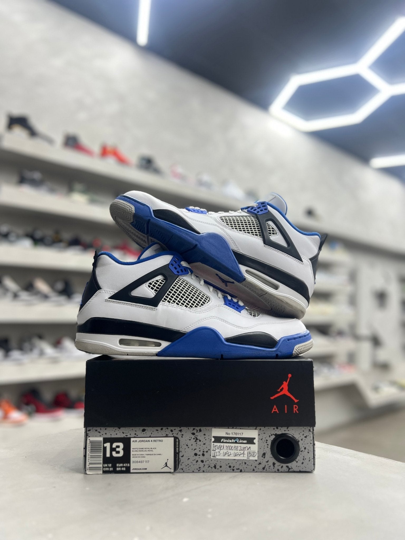 Jordan 4 Retro Motorsports Sz 13 (PREOWNED) - Restock AveJordan 4 Retro Motorsports Sz 13 (PREOWNED)Restock AveRestock Ave13Restock Ave