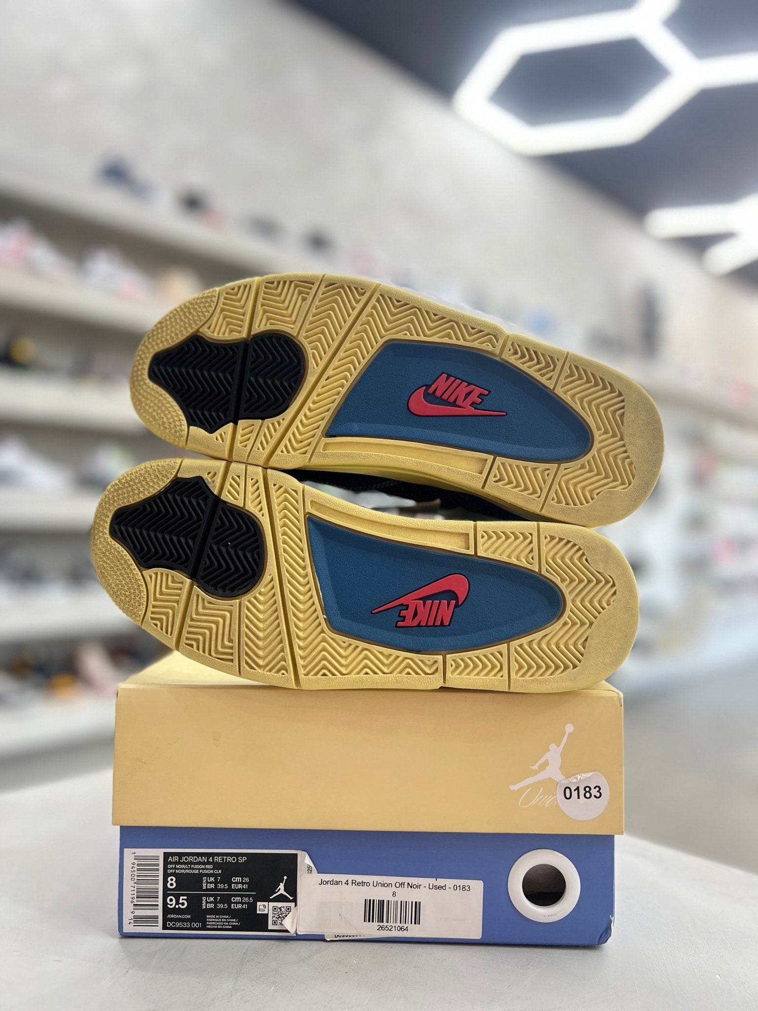 Jordan 4 retro off noir Union Sz 8 (PREOWNED) - Restock AveJordan 4 retro off noir Union Sz 8 (PREOWNED)Restock AveRestock Ave840557171Restock Ave