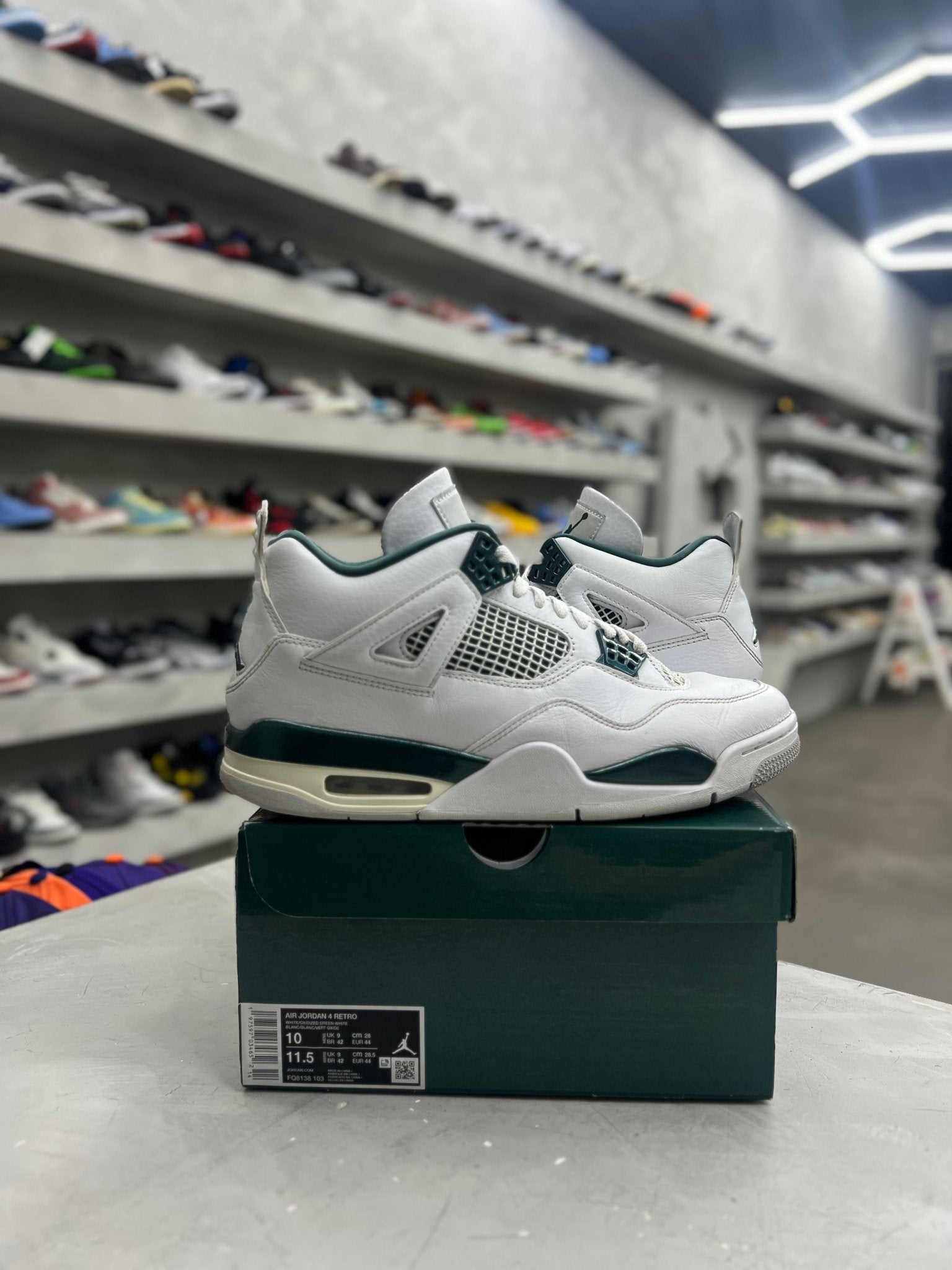 Jordan 4 Retro Oxidized Green Sz 10 (PREOWNED) - Restock AveJordan 4 Retro Oxidized Green Sz 10 (PREOWNED)Restock AveRestock Ave10Restock Ave
