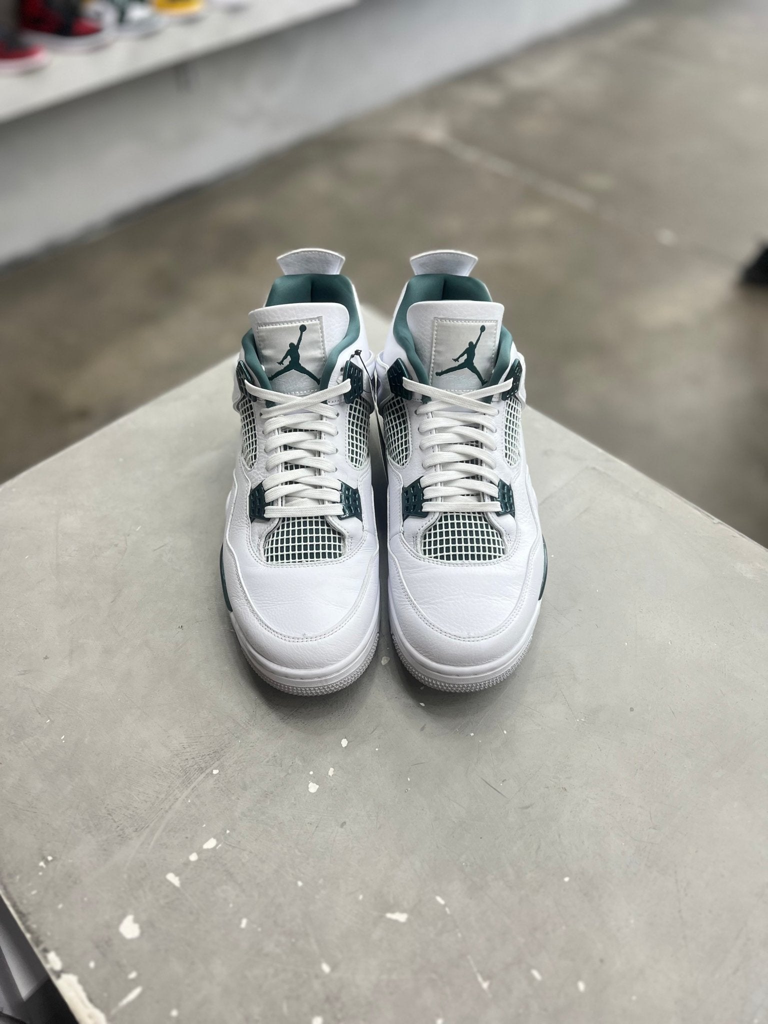 Jordan 4 Retro Oxidized Green Sz 12 (PREOWNED)(NO BOX) - Restock AveJordan 4 Retro Oxidized Green Sz 12 (PREOWNED)(NO BOX)Restock AveRestock Ave12Restock Ave