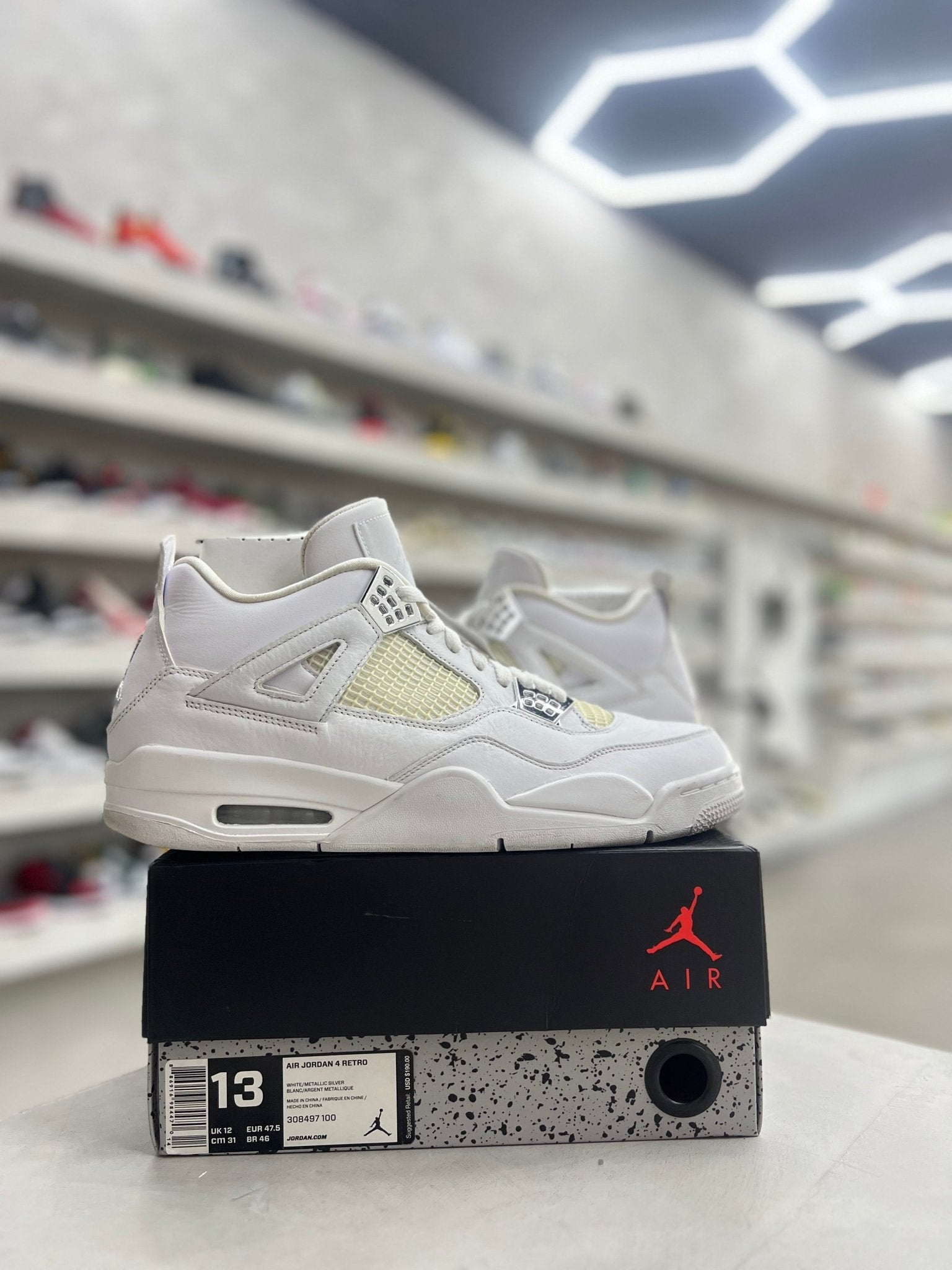 Jordan 4 Retro Pure Money SZ 13 (PREOWNED) - Restock AveJordan 4 Retro Pure Money SZ 13 (PREOWNED)Restock AveRestock Ave13Restock Ave