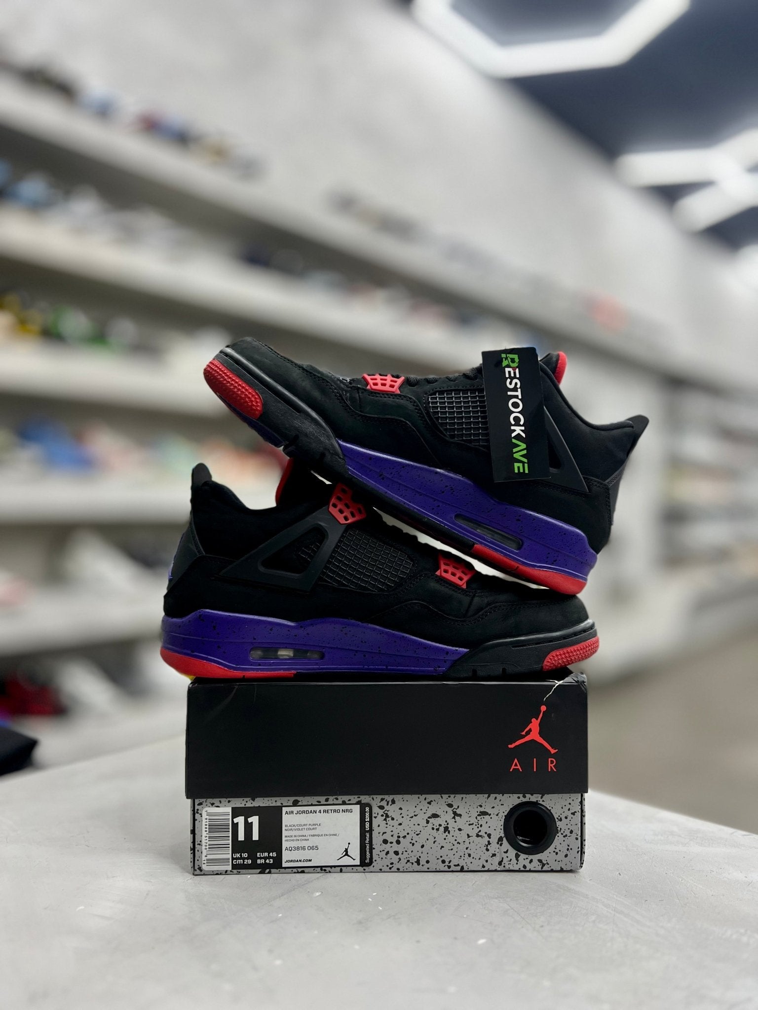 Jordan 4 Retro Raptors Sz 11 (PREOWNED) - Restock AveJordan 4 Retro Raptors Sz 11 (PREOWNED)Restock AveRestock Ave11Restock Ave