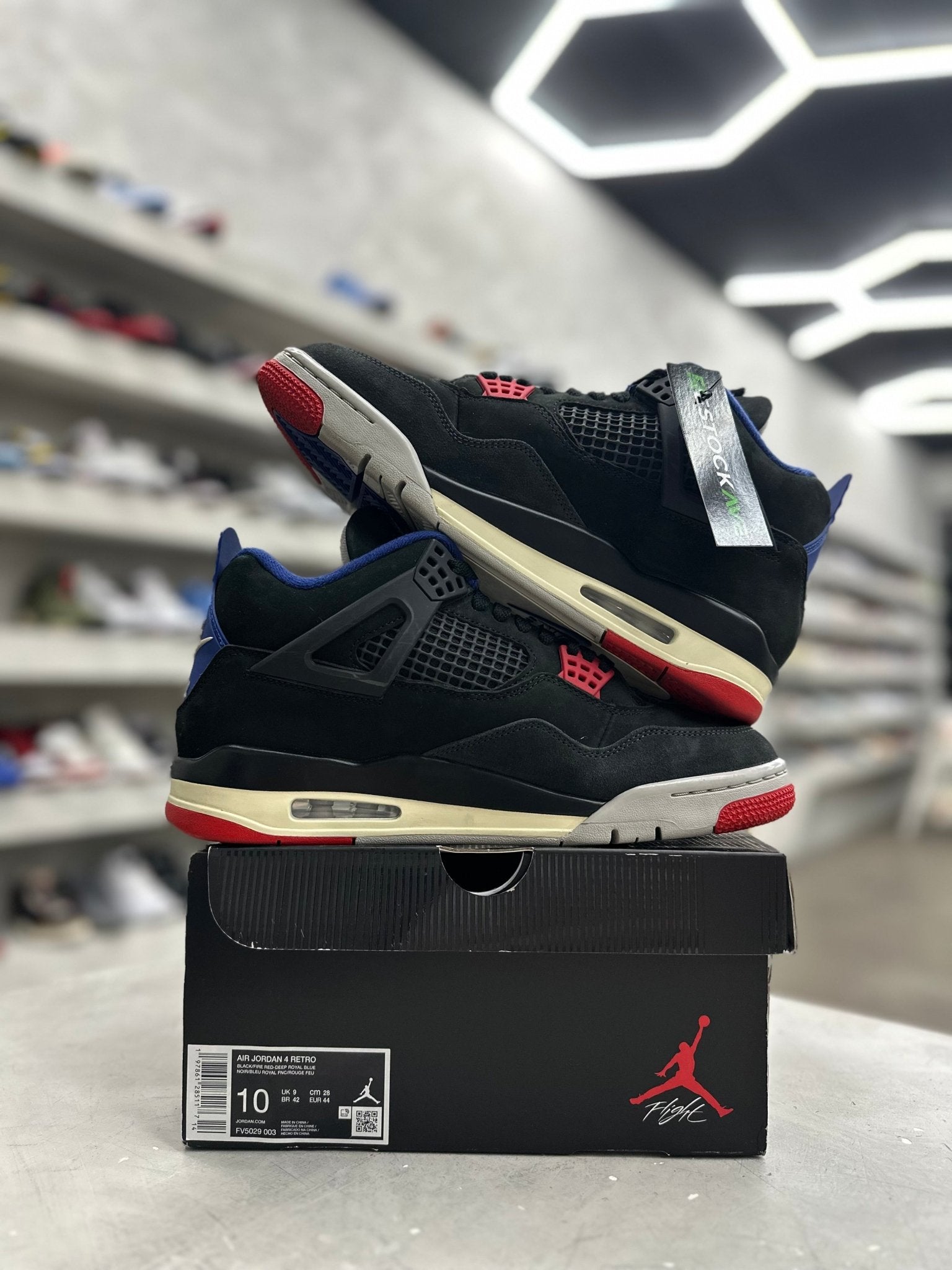 Jordan 4 Retro Rare Air (White Lettering) Sz 10 (PREOWNED) - Restock AveJordan 4 Retro Rare Air (White Lettering) Sz 10 (PREOWNED)Restock AveRestock Ave10Restock Ave