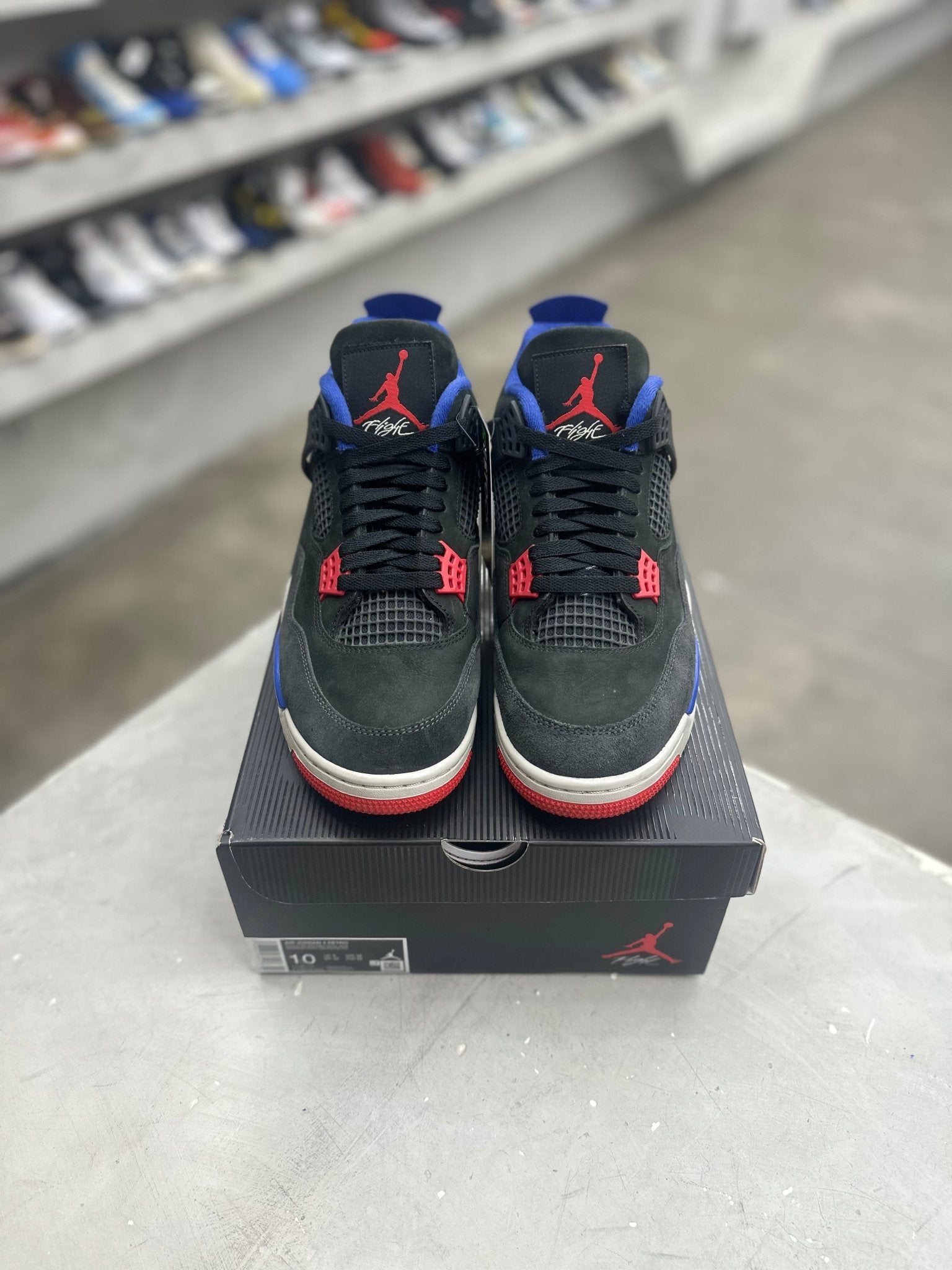 Jordan 4 Retro Rare Air (White Lettering) Sz 10 (PREOWNED) - Restock AveJordan 4 Retro Rare Air (White Lettering) Sz 10 (PREOWNED)Restock AveRestock Ave10Restock Ave