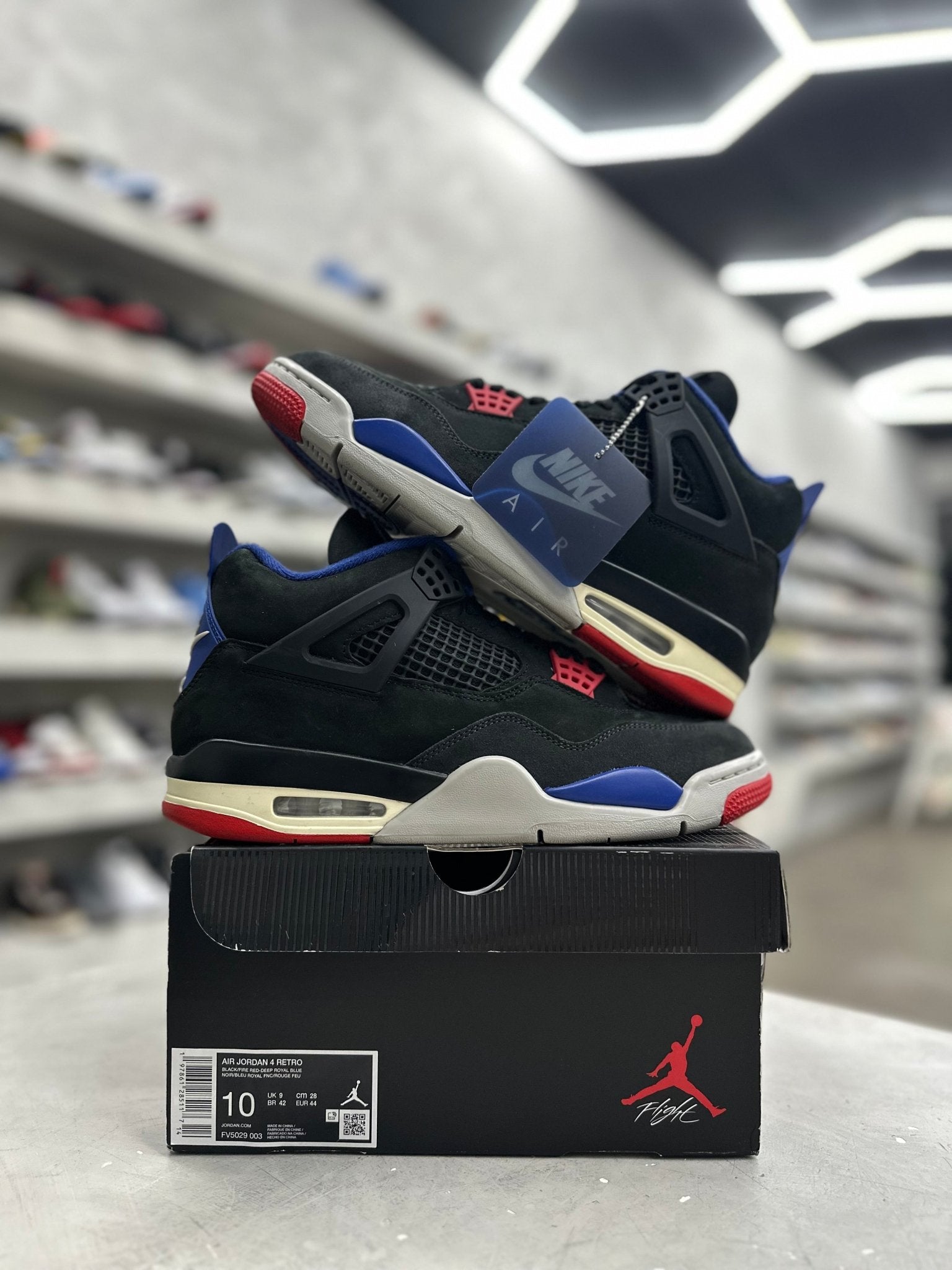 Jordan 4 Retro Rare Air (White Lettering) Sz 10 (PREOWNED) - Restock AveJordan 4 Retro Rare Air (White Lettering) Sz 10 (PREOWNED)Restock AveRestock Ave10Restock Ave