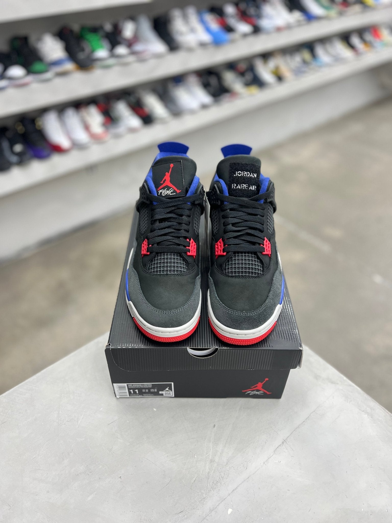 Jordan 4 Retro Rare Air (White Lettering) Sz 21 (PREOWNED) - Restock AveJordan 4 Retro Rare Air (White Lettering) Sz 21 (PREOWNED)Restock AveRestock Ave11Restock Ave