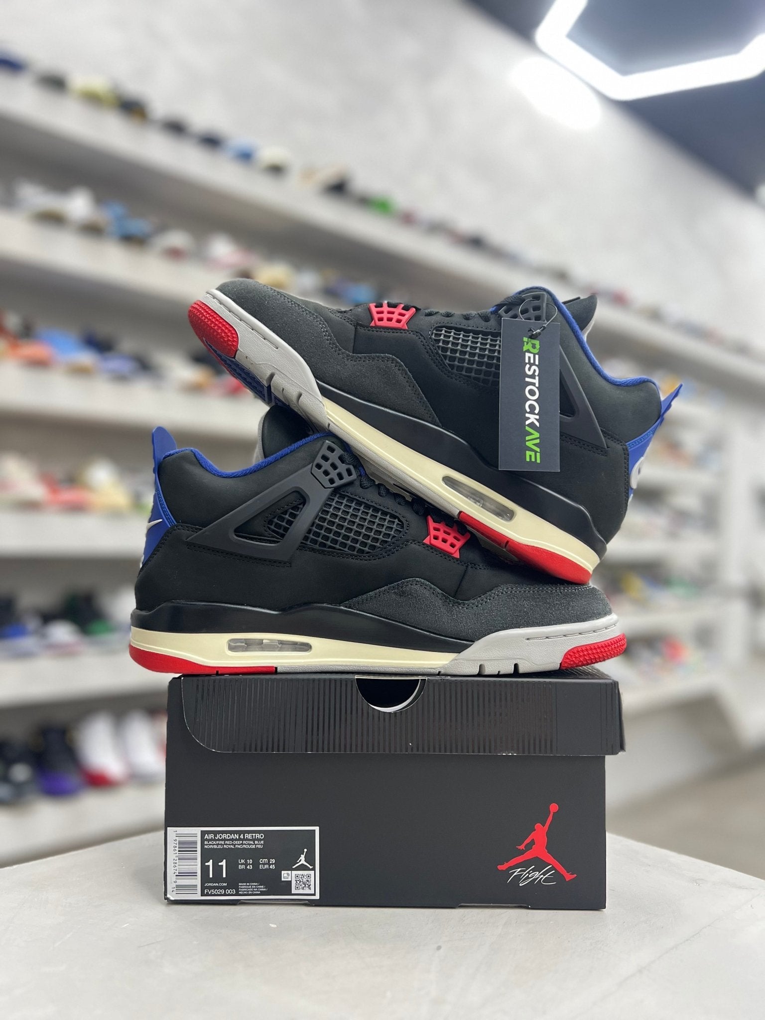 Jordan 4 Retro Rare Air (White Lettering) Sz 21 (PREOWNED) - Restock AveJordan 4 Retro Rare Air (White Lettering) Sz 21 (PREOWNED)Restock AveRestock Ave11Restock Ave