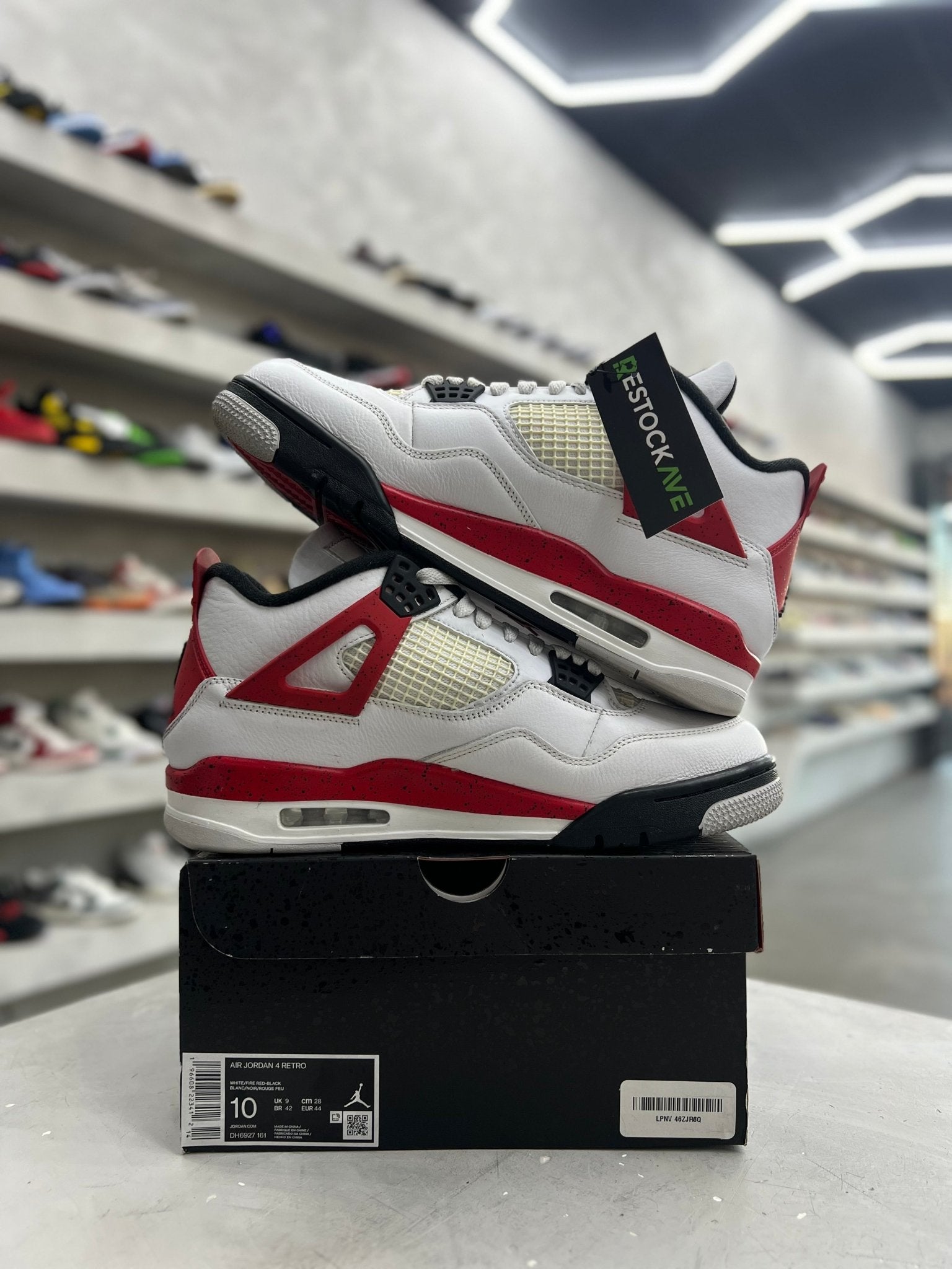 Jordan 4 Retro Red Cement Sz 10 (PREOWNED) - Restock AveJordan 4 Retro Red Cement Sz 10 (PREOWNED)Restock AveRestock Ave10Restock Ave
