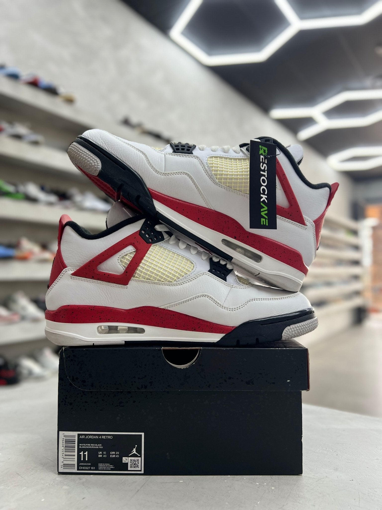 Jordan 4 Retro Red Cement Sz 11 (PREOWNED) - Restock AveJordan 4 Retro Red Cement Sz 11 (PREOWNED)Restock AveRestock Ave11Restock Ave