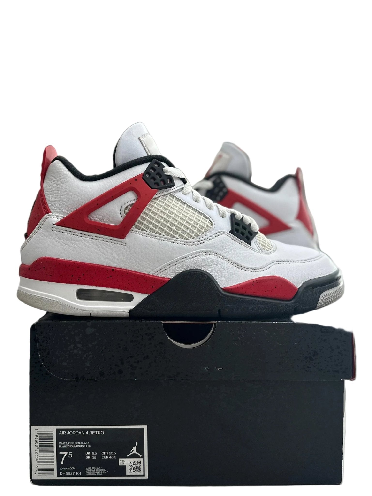 Jordan 4 Retro Red Cement Sz 7.5 (PREOWNED) - Restock AveJordan 4 Retro Red Cement Sz 7.5 (PREOWNED)Restock AveRestock Ave7.5Restock Ave