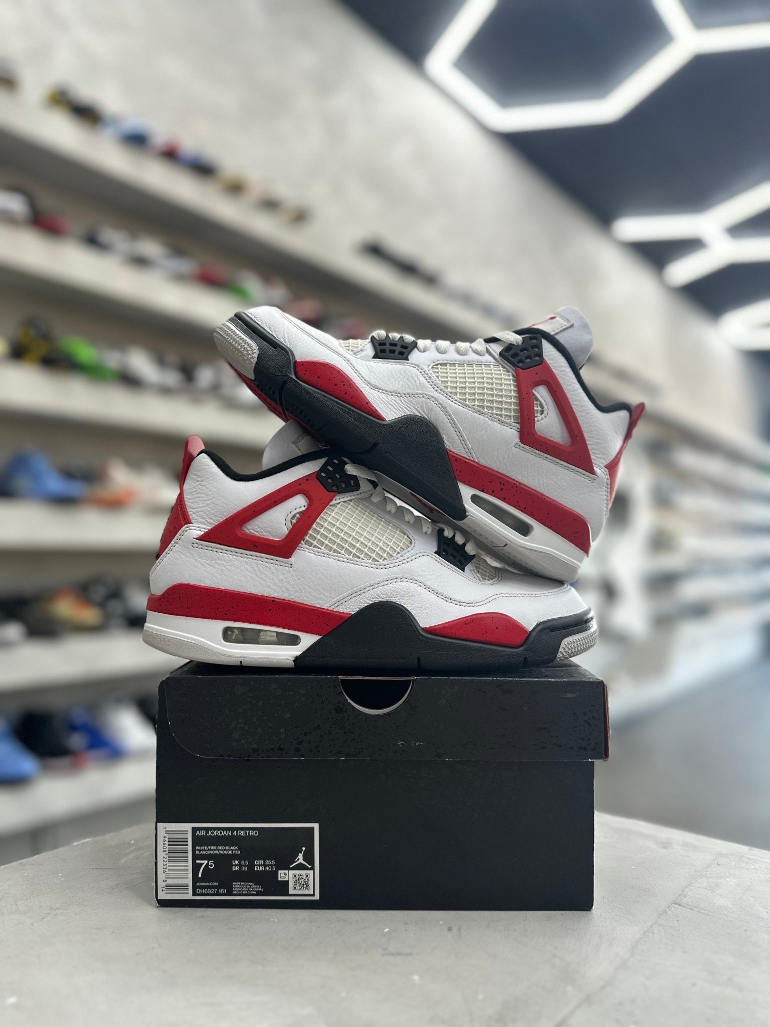 Jordan 4 Retro Red Cement Sz 7.5 (PREOWNED) - Restock AveJordan 4 Retro Red Cement Sz 7.5 (PREOWNED)Restock AveRestock Ave7.5Restock Ave