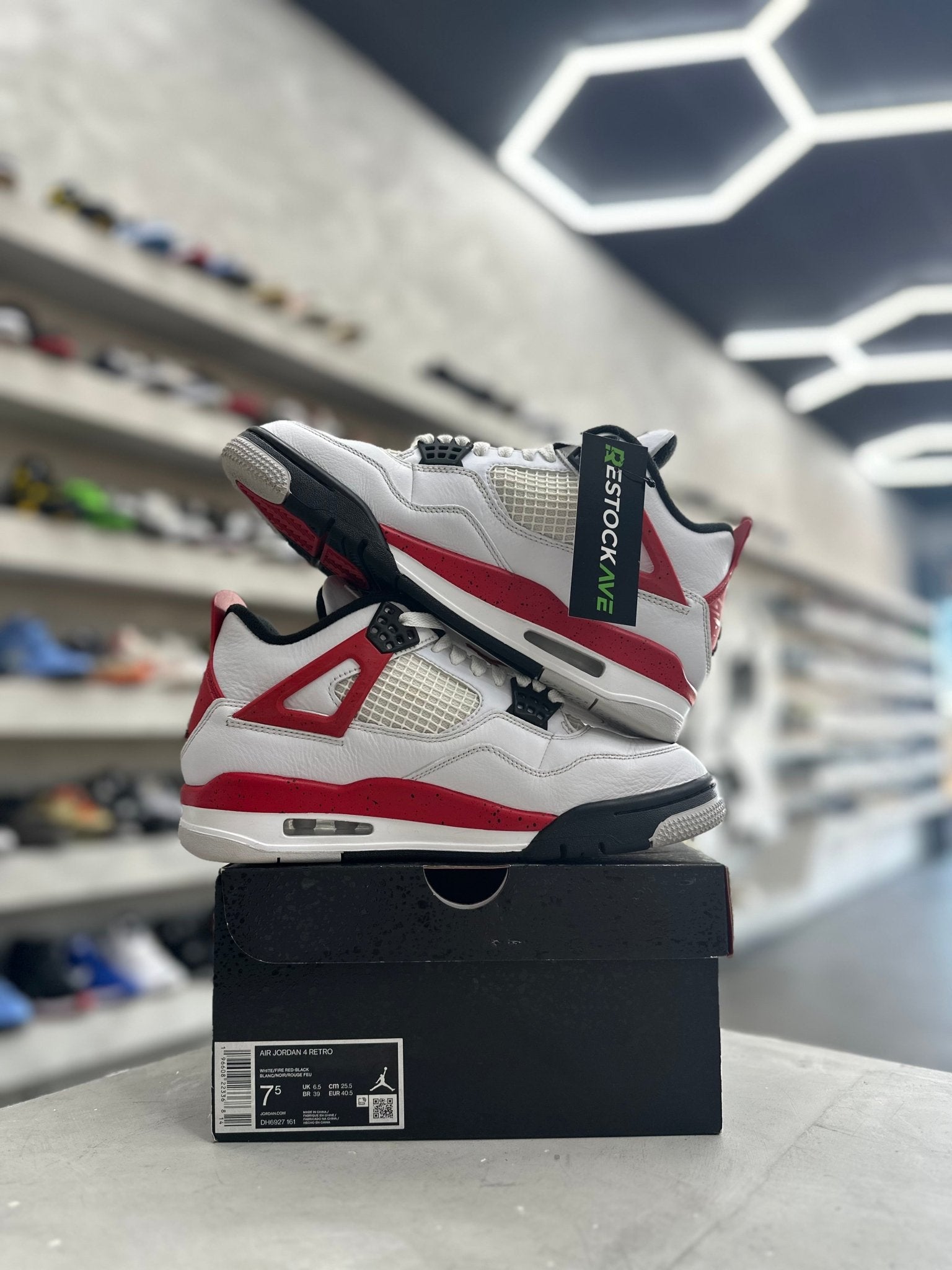 Jordan 4 Retro Red Cement Sz 7.5 (PREOWNED) - Restock AveJordan 4 Retro Red Cement Sz 7.5 (PREOWNED)Restock AveRestock Ave7.5Restock Ave