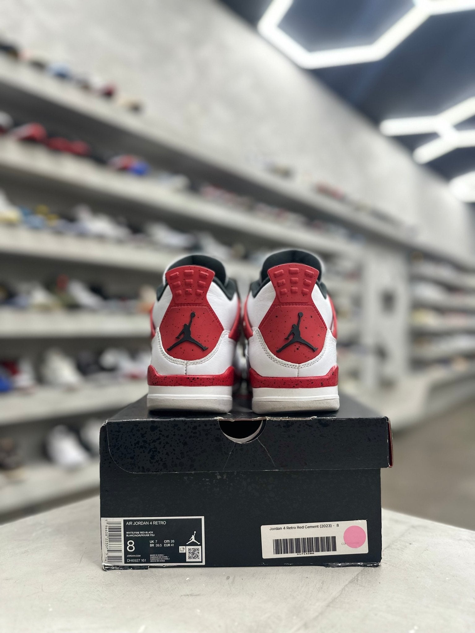 Jordan 4 Retro Red Cement Sz 8 (PREOWNED) - Restock AveJordan 4 Retro Red Cement Sz 8 (PREOWNED)Restock AveRestock Ave865085043Restock Ave