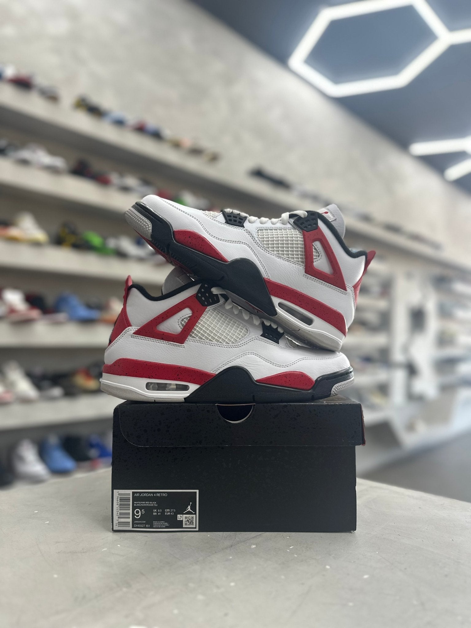 Jordan 4 Retro Red Cement Sz 9.5 (PREOWNED) - Restock AveJordan 4 Retro Red Cement Sz 9.5 (PREOWNED)Restock AveRestock Ave9.539335795Restock Ave