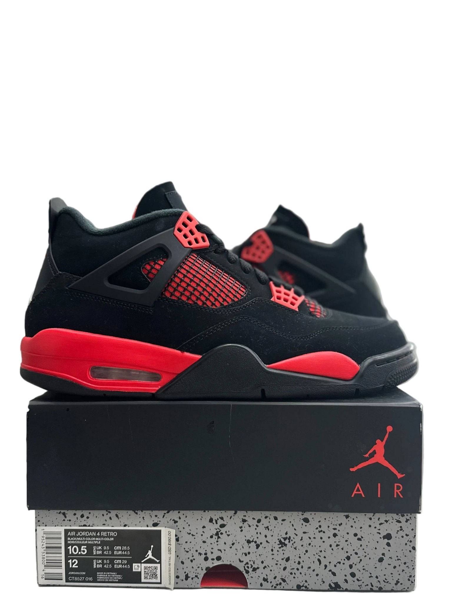 Jordan 4 Retro Red Thunder Sz 10.5 (PREOWNED) - Restock AveJordan 4 Retro Red Thunder Sz 10.5 (PREOWNED)Restock AveRestock Ave10.5Restock Ave