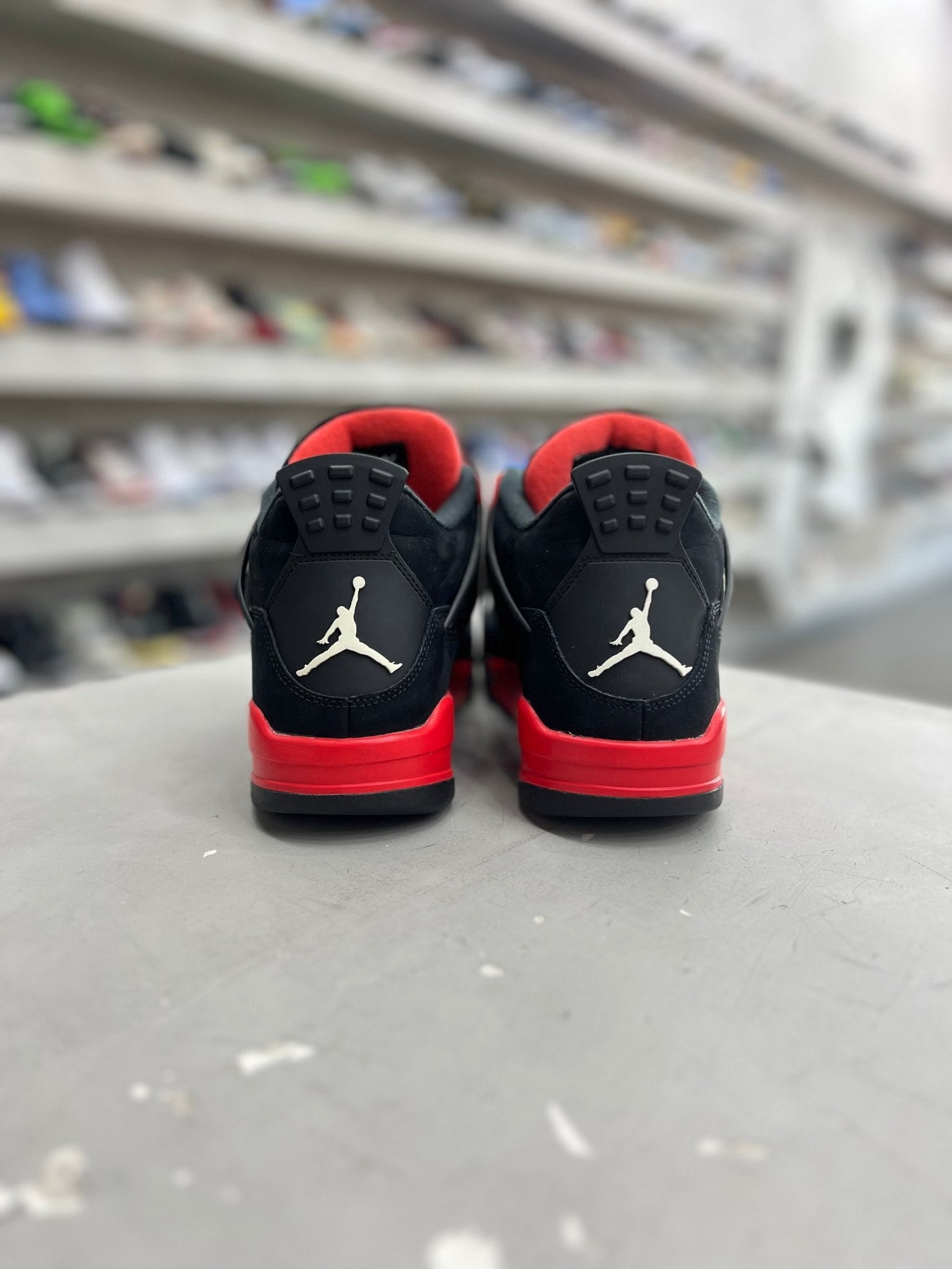 Jordan 4 Retro Red Thunder Sz 9.5 (PREOWNED)(NO BOX) - Restock AveJordan 4 Retro Red Thunder Sz 9.5 (PREOWNED)(NO BOX)Restock AveRestock Ave9.5Restock Ave
