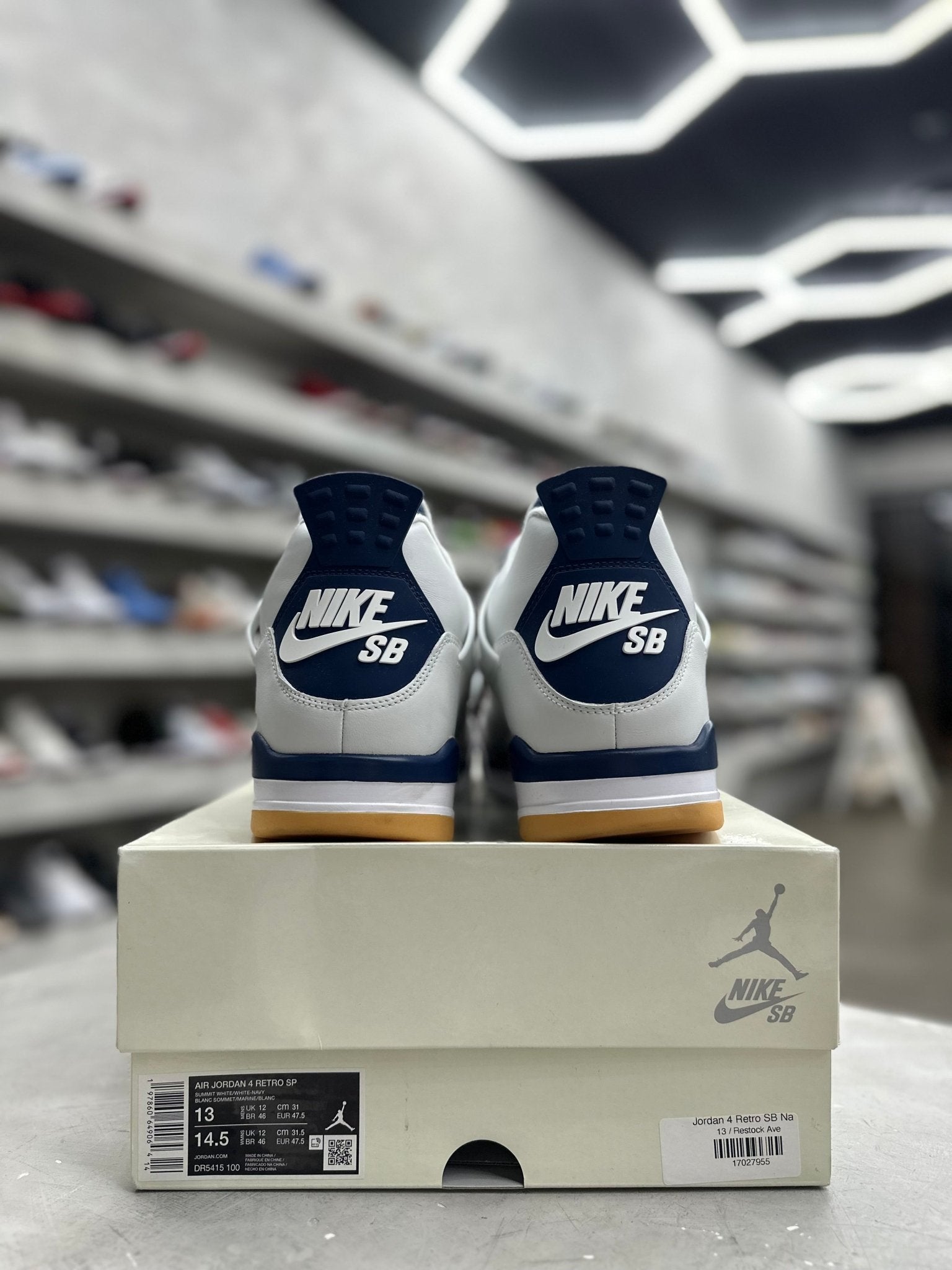 Jordan 4 Retro SB Navy Sz 13 (PREOWNED) - Restock AveJordan 4 Retro SB Navy Sz 13 (PREOWNED)Restock AveRestock Ave13Restock Ave