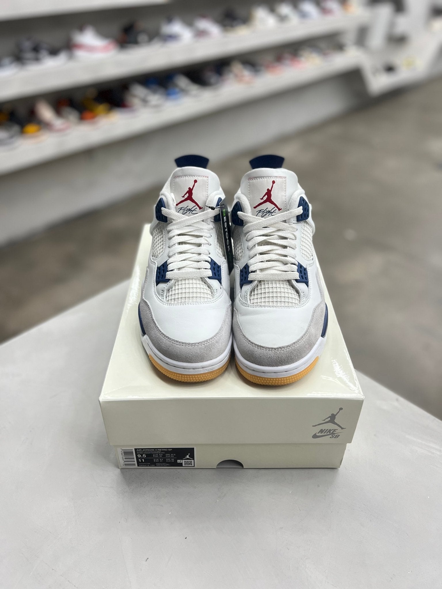 Jordan 4 Retro SB Navy Sz 9.5 (PREOWNED) - Restock AveJordan 4 Retro SB Navy Sz 9.5 (PREOWNED)Restock AveRestock Ave9.593602675Restock Ave