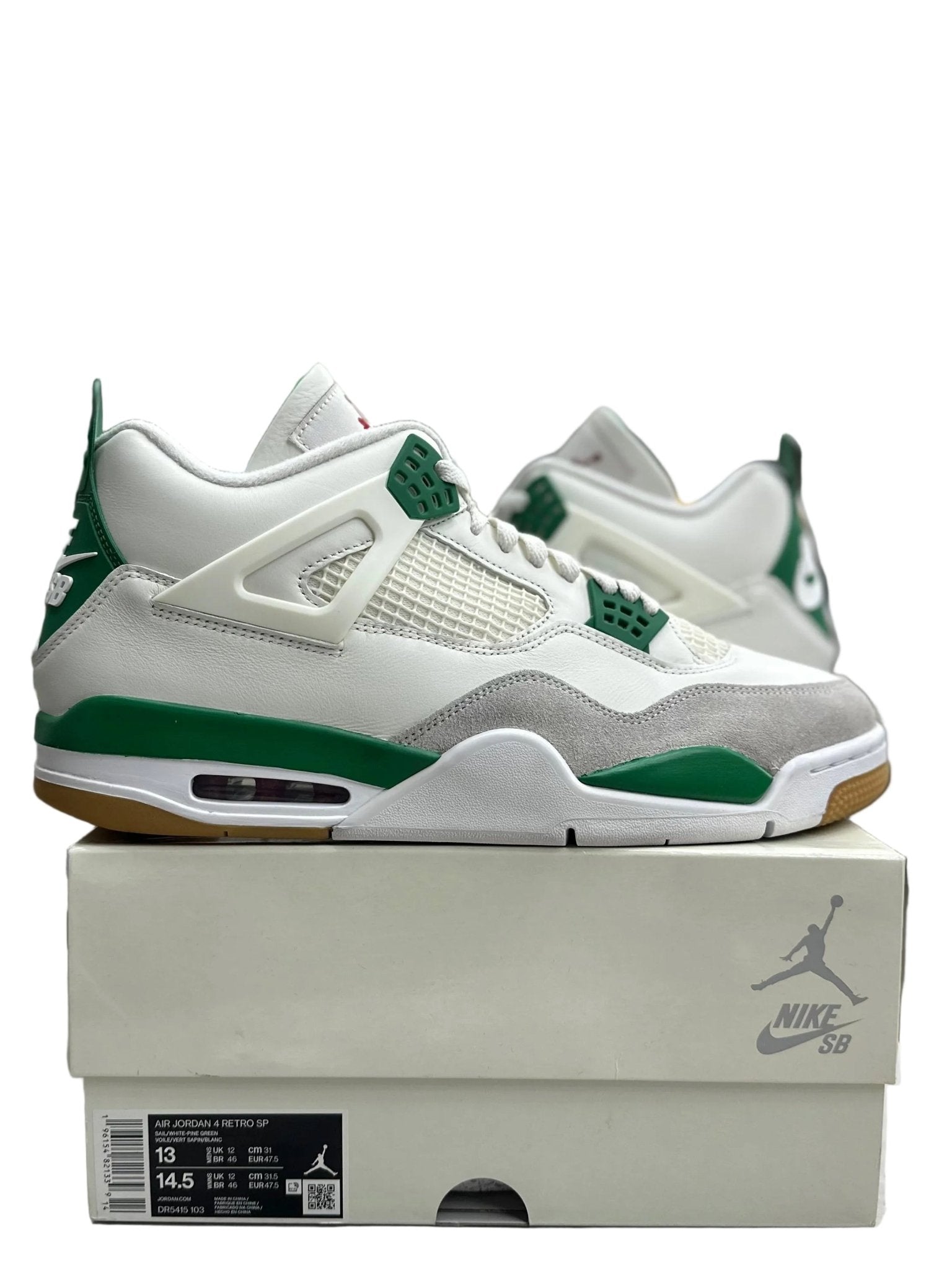 Jordan 4 Retro SB Pine Green Sz 13 (PREOWNED) - Restock AveJordan 4 Retro SB Pine Green Sz 13 (PREOWNED)Restock AveRestock Ave13Restock Ave