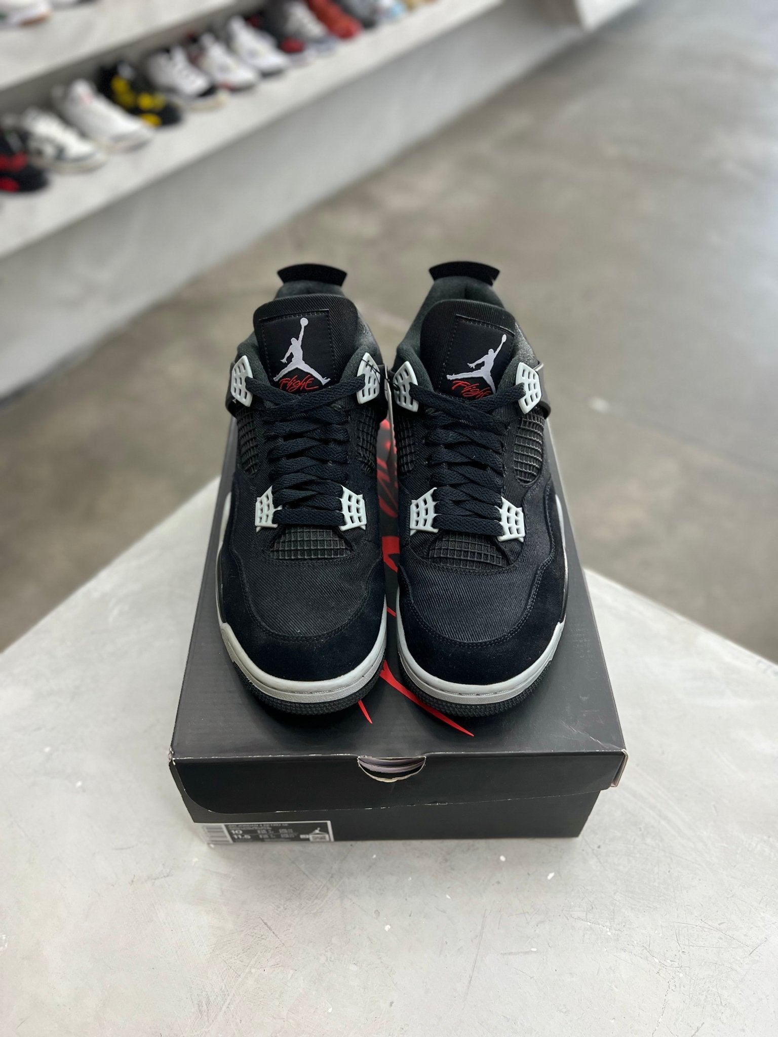 Jordan 4 Retro SE Black Canvas Sz 10 (PREOWNED) - Restock AveJordan 4 Retro SE Black Canvas Sz 10 (PREOWNED)Restock AveRestock Ave10Restock Ave