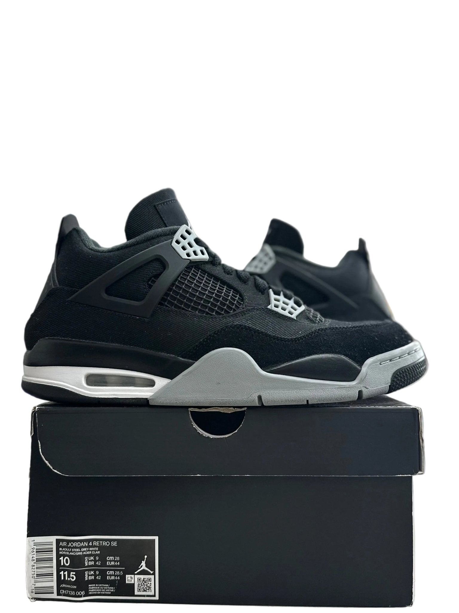 Jordan 4 Retro SE Black Canvas Sz 10 (PREOWNED) - Restock AveJordan 4 Retro SE Black Canvas Sz 10 (PREOWNED)Restock AveRestock Ave10Restock Ave