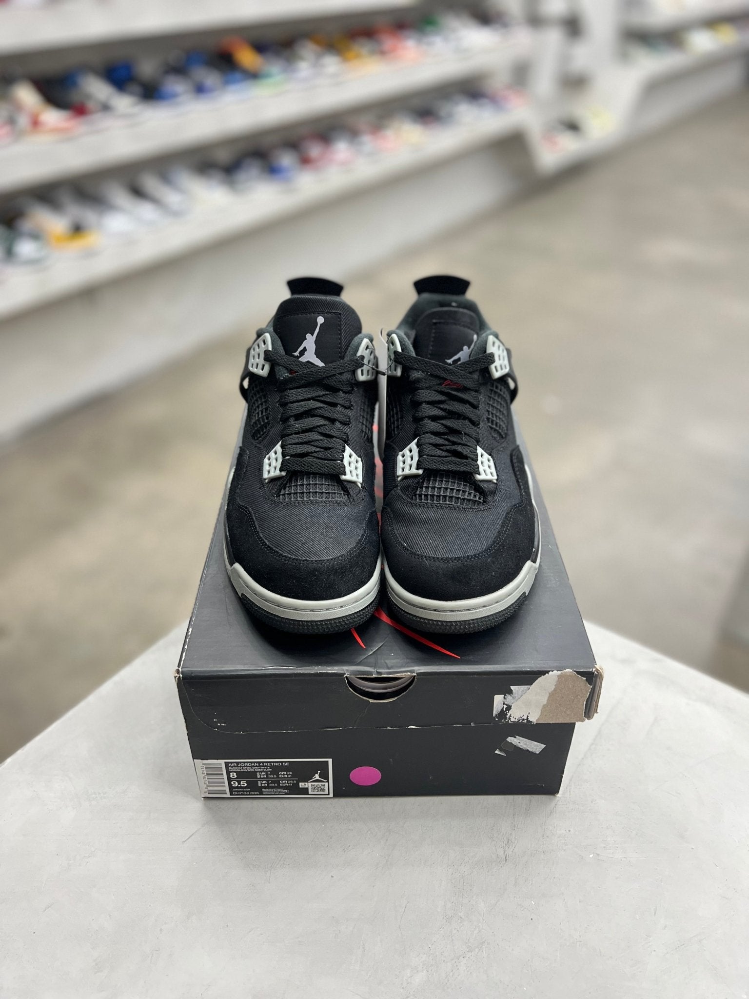 Jordan 4 Retro SE Black Canvas Sz 8 (PREOWNED) – Restock Ave