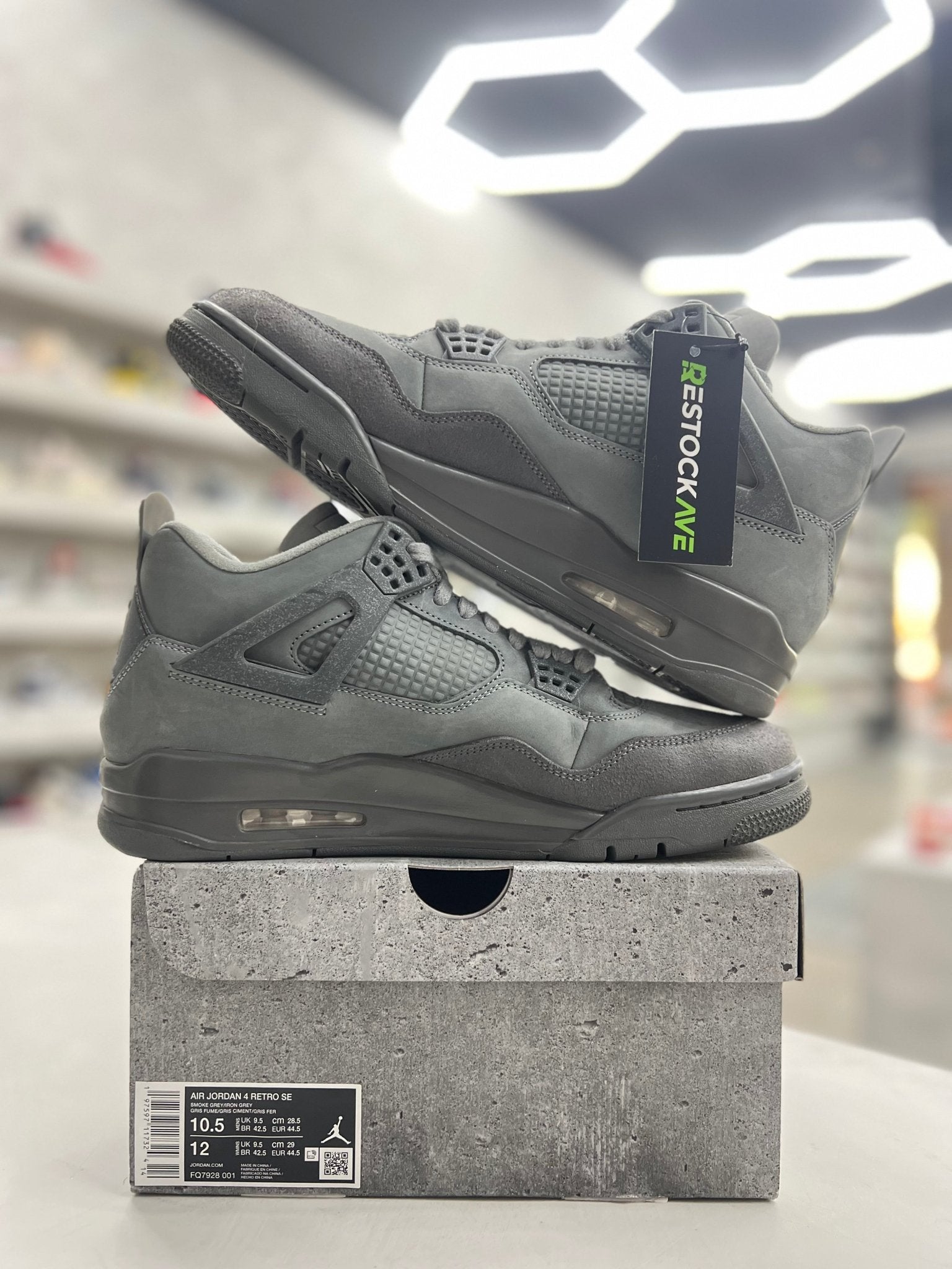 Jordan 4 Retro SE Paris Olympics Wet Cement Sz 10.5 (PREOWNED) - Restock AveJordan 4 Retro SE Paris Olympics Wet Cement Sz 10.5 (PREOWNED)Restock AveRestock Ave10.5Restock Ave