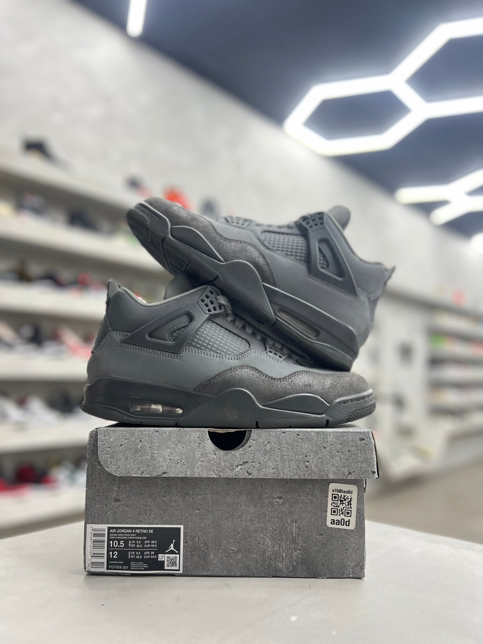 Jordan 4 Retro SE Paris Olympics Wet Cement Sz 10.5 (PREOWNED) - Restock AveJordan 4 Retro SE Paris Olympics Wet Cement Sz 10.5 (PREOWNED)Restock AveRestock Ave10.5Restock Ave