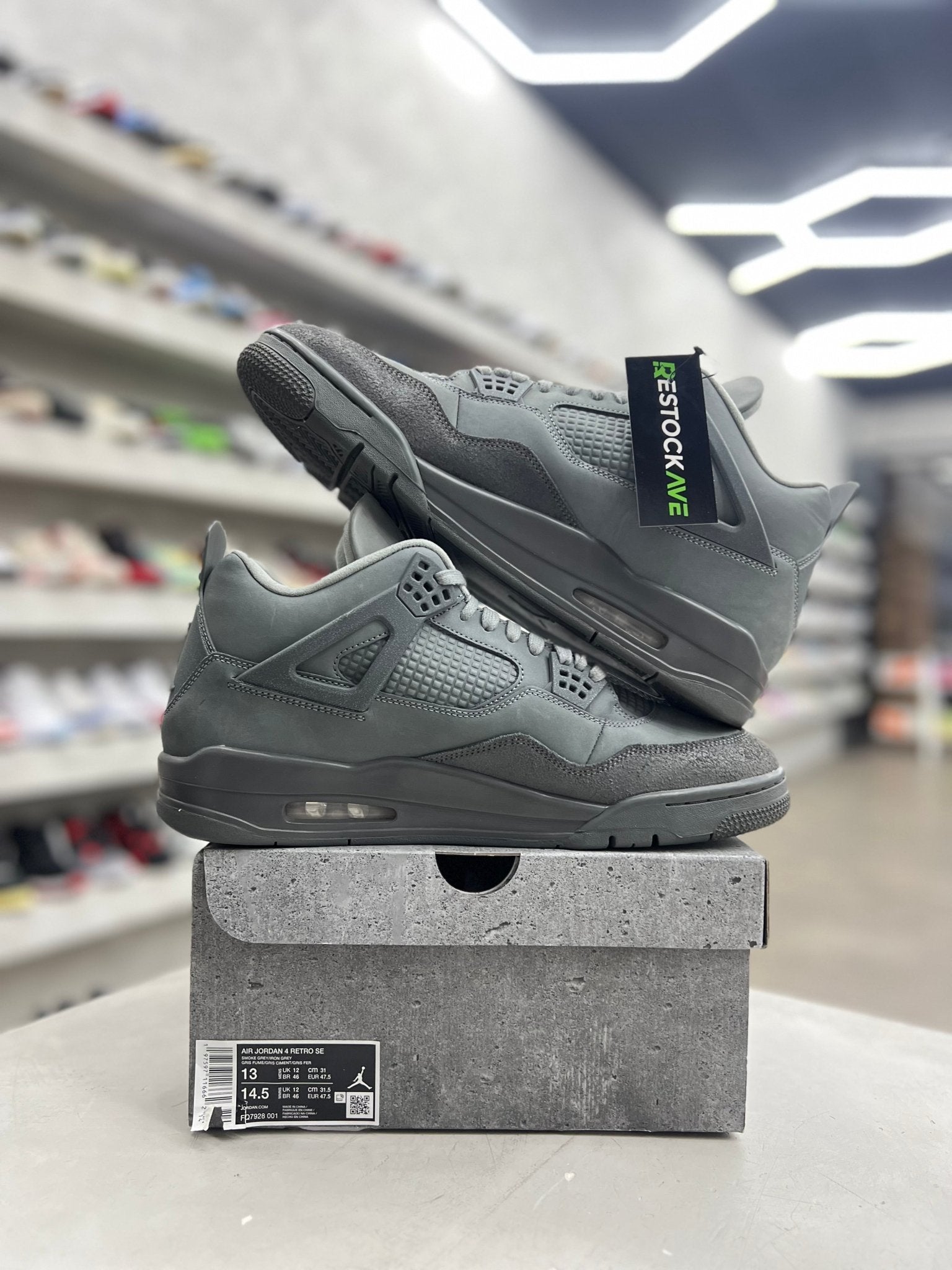 Jordan 4 Retro SE Paris Olympics Wet Cement Sz 13 (PREOWNED) - Restock AveJordan 4 Retro SE Paris Olympics Wet Cement Sz 13 (PREOWNED)Restock AveRestock Ave13Restock Ave