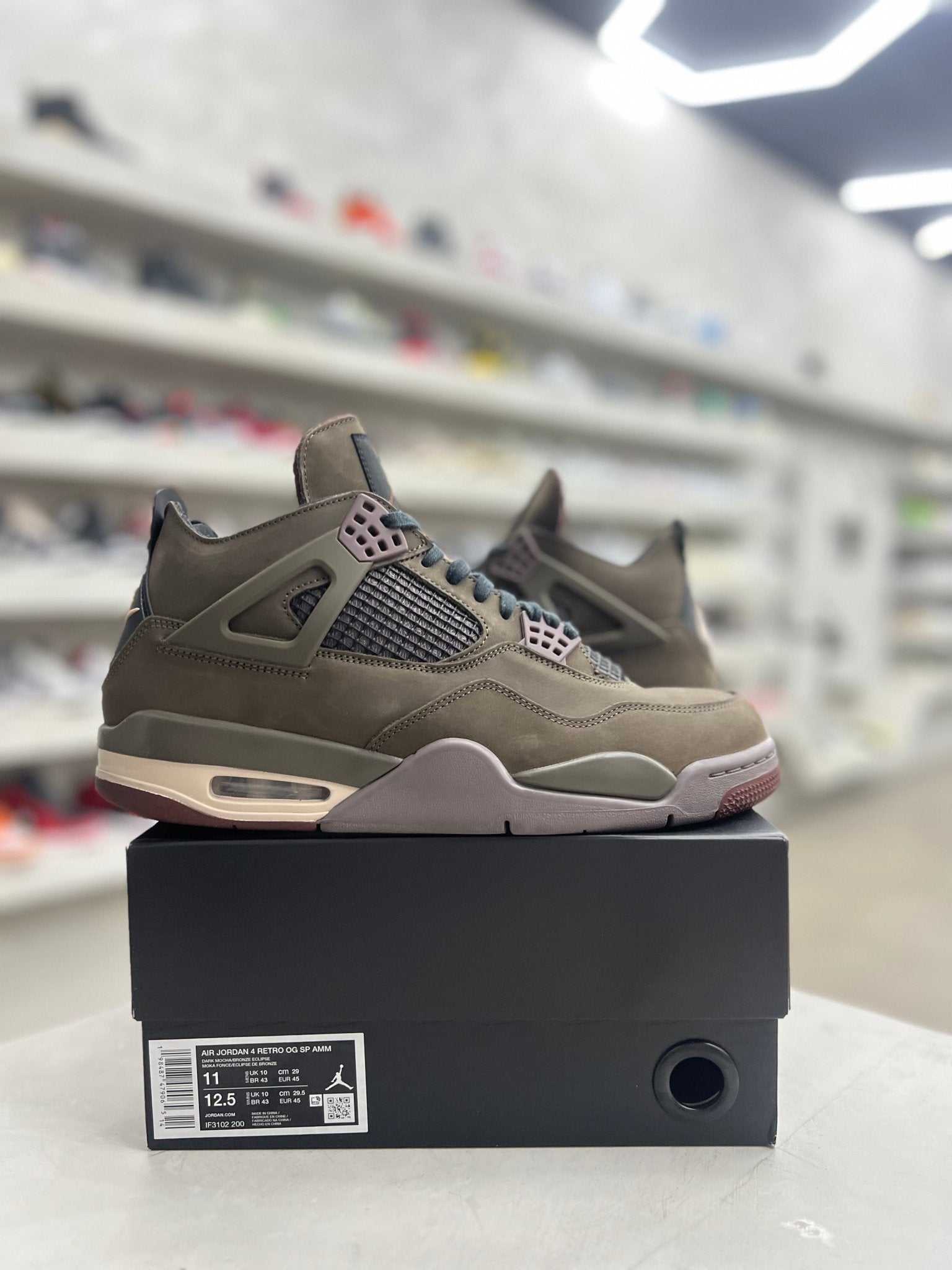 Jordan 4 Retro SP A Ma Maniére Dark Mocha Sz 11 (PREOWNED) - Restock AveJordan 4 Retro SP A Ma Maniére Dark Mocha Sz 11 (PREOWNED)Restock AveRestock Ave11Restock Ave