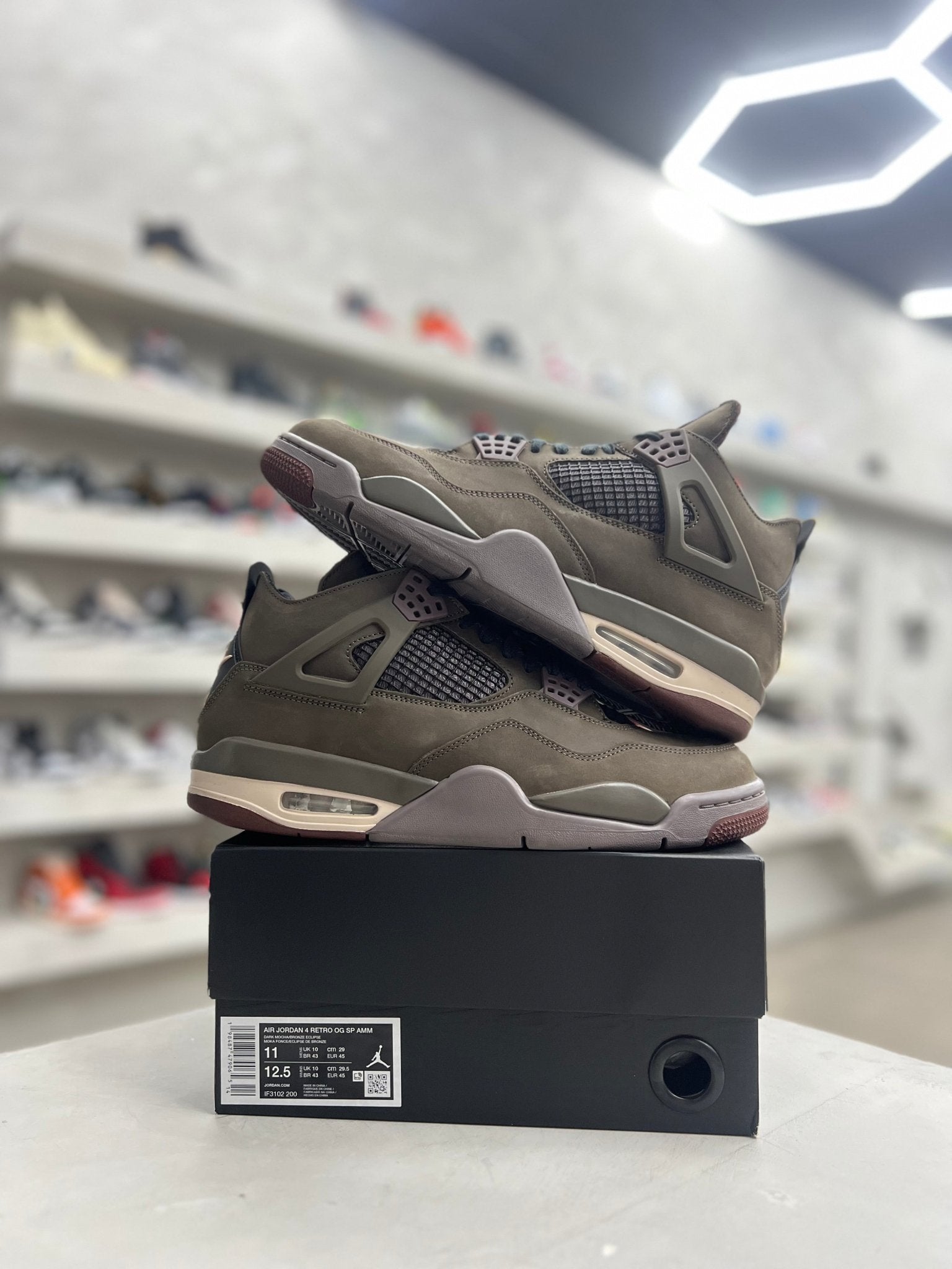 Jordan 4 Retro SP A Ma Maniére Dark Mocha Sz 11 (PREOWNED) - Restock AveJordan 4 Retro SP A Ma Maniére Dark Mocha Sz 11 (PREOWNED)Restock AveRestock Ave11Restock Ave