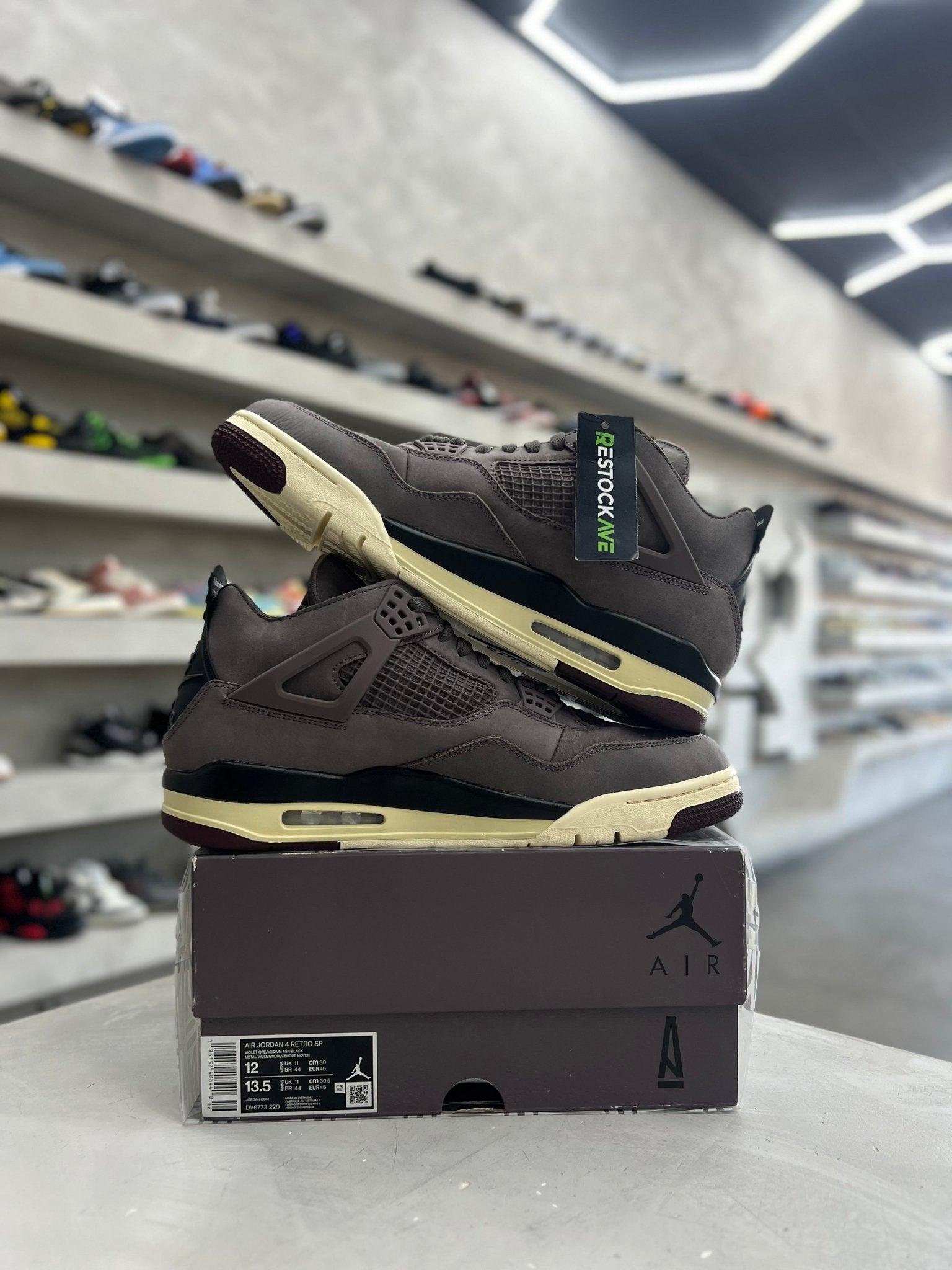 Jordan 4 Retro SP A Ma Maniére Violet Ore Sz 12 (PREOWNED) - Restock AveJordan 4 Retro SP A Ma Maniére Violet Ore Sz 12 (PREOWNED)Restock AveRestock Ave1291889779Restock Ave