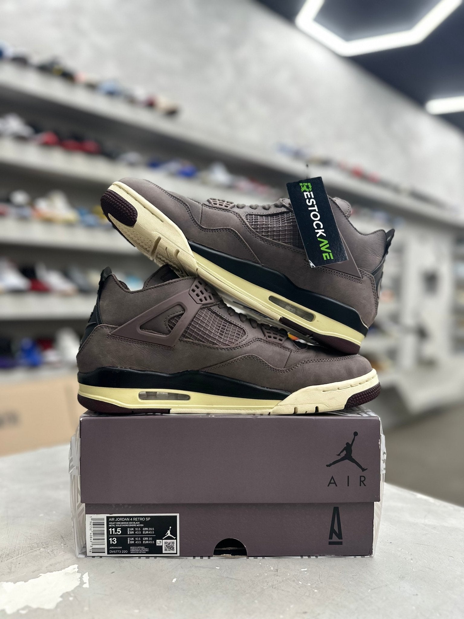 Jordan 4 Retro SP A Ma Maniére Violet Ore Sz W13/11.5 - Restock AveJordan 4 Retro SP A Ma Maniére Violet Ore Sz W13/11.5Restock AveRestock Avew13/11.5menRestock Ave