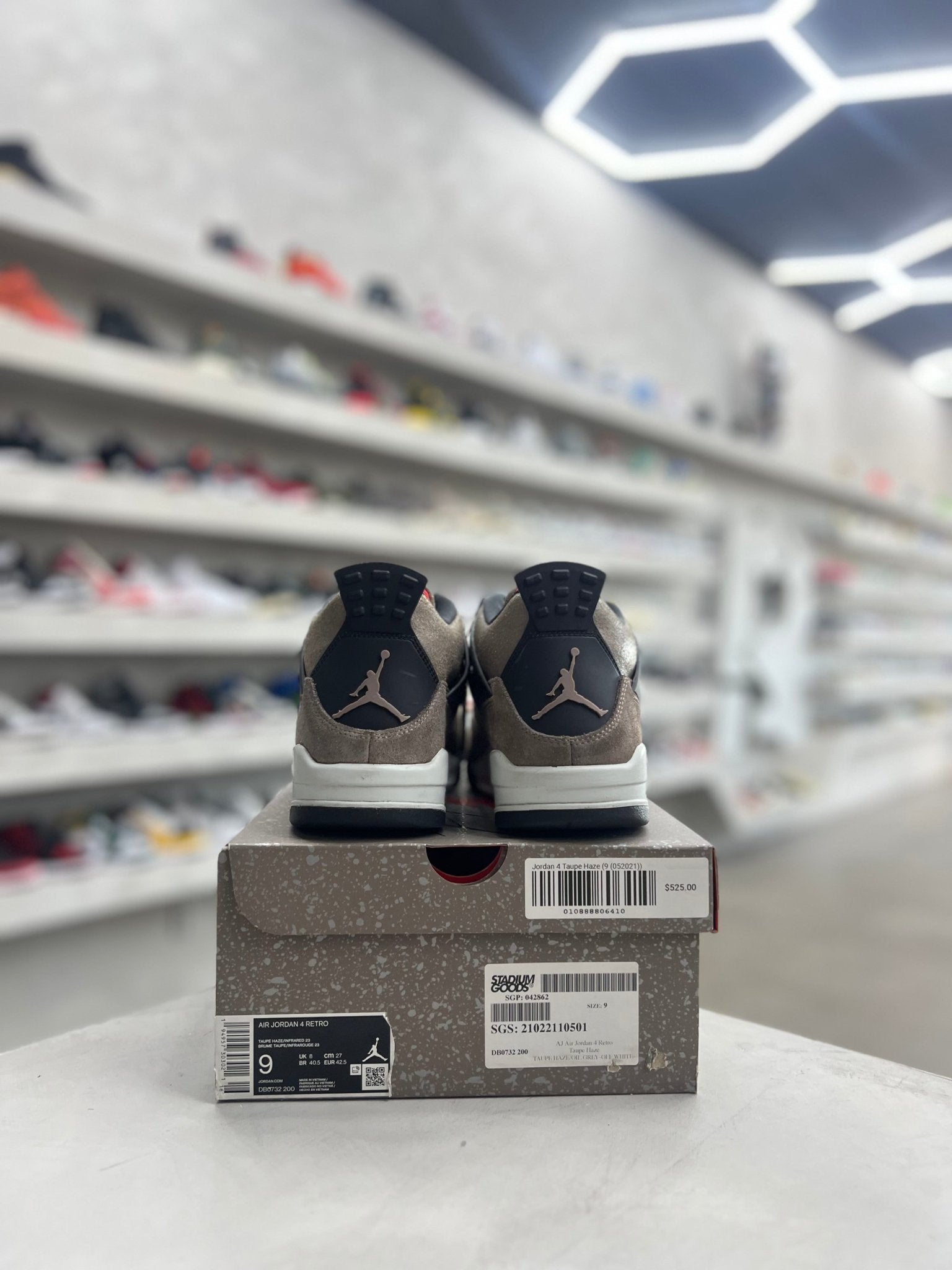 Jordan 4 Retro Taupe Haze Sz 9 (PREOWNED) - Restock AveJordan 4 Retro Taupe Haze Sz 9 (PREOWNED)Restock AveRestock Ave949521779Restock Ave