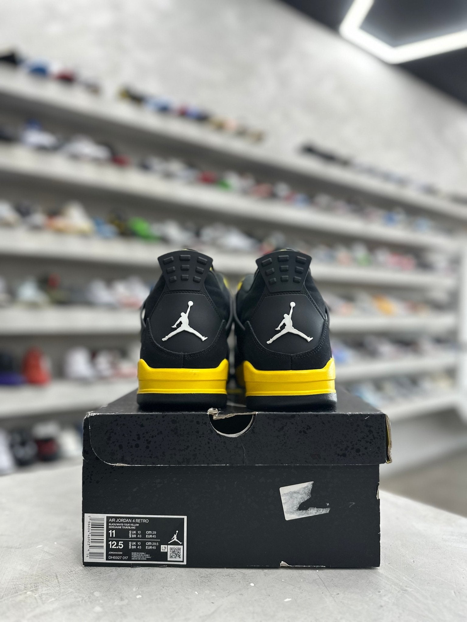 Jordan 4 Retro Thunder Sz 11 (PREOWNED) - Restock AveJordan 4 Retro Thunder Sz 11 (PREOWNED)Restock AveRestock Ave11Restock Ave